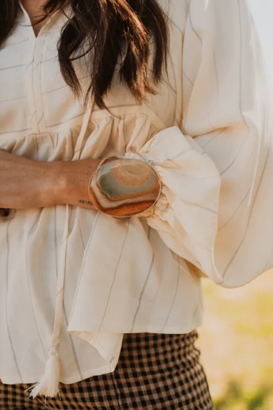 Mercedes Cuff | American Picture Jasper sold by Goldie Lew
