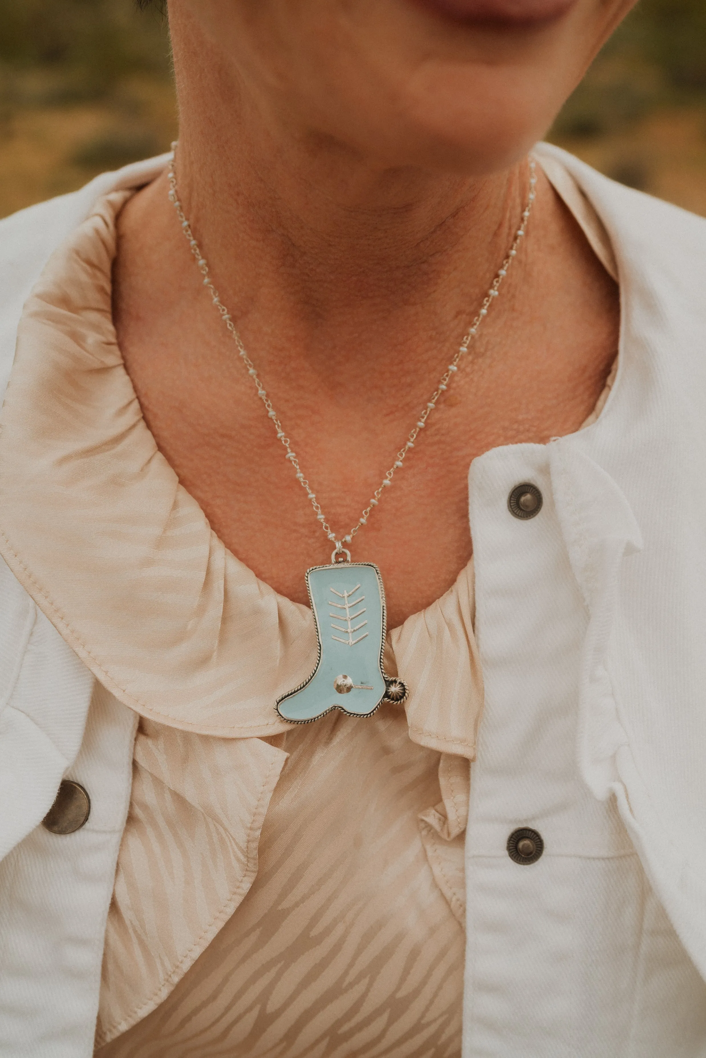 Boots On Necklace | #4 sold by Goldie Lew product image thumbnail 3