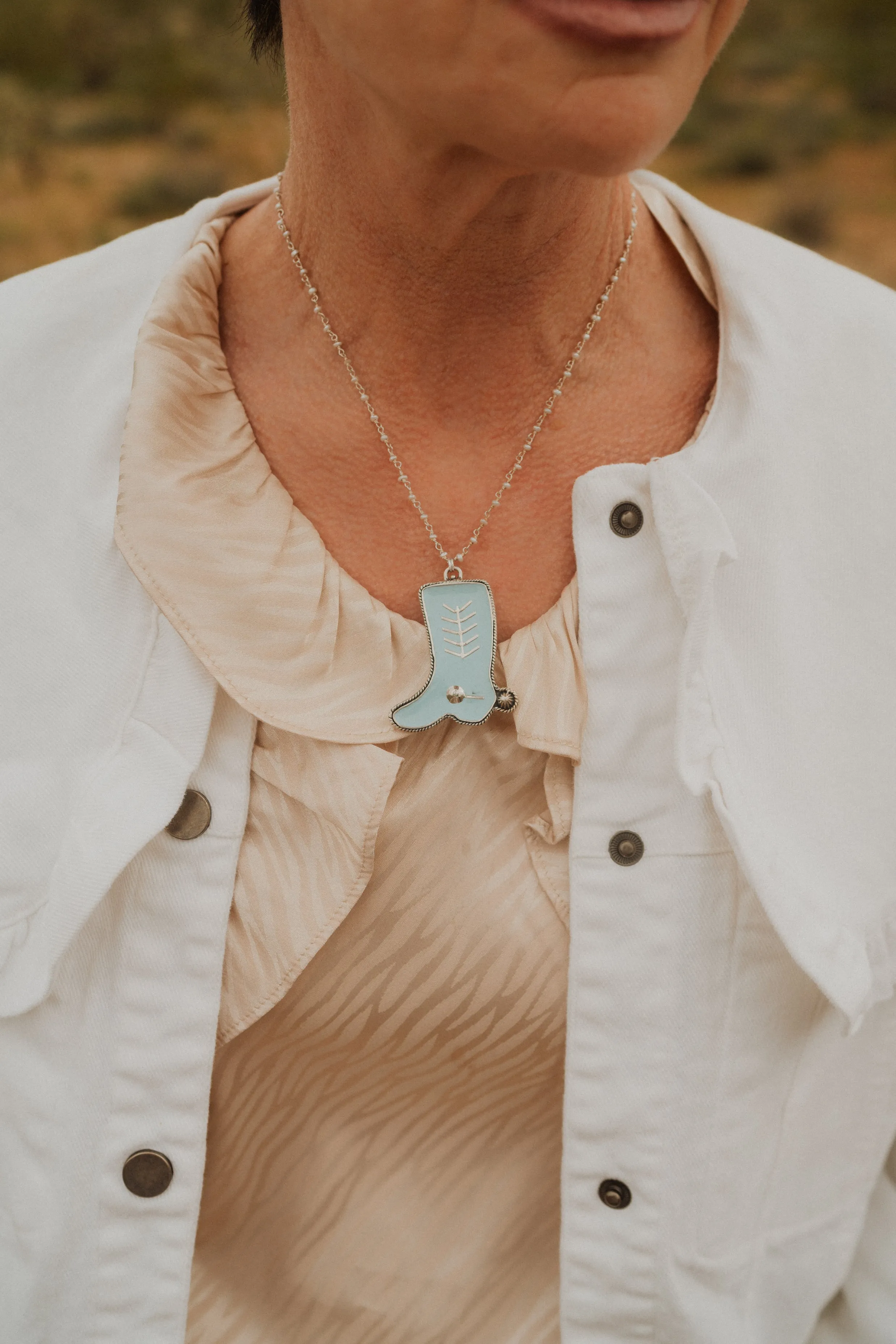 Boots On Necklace | #4 sold by Goldie Lew