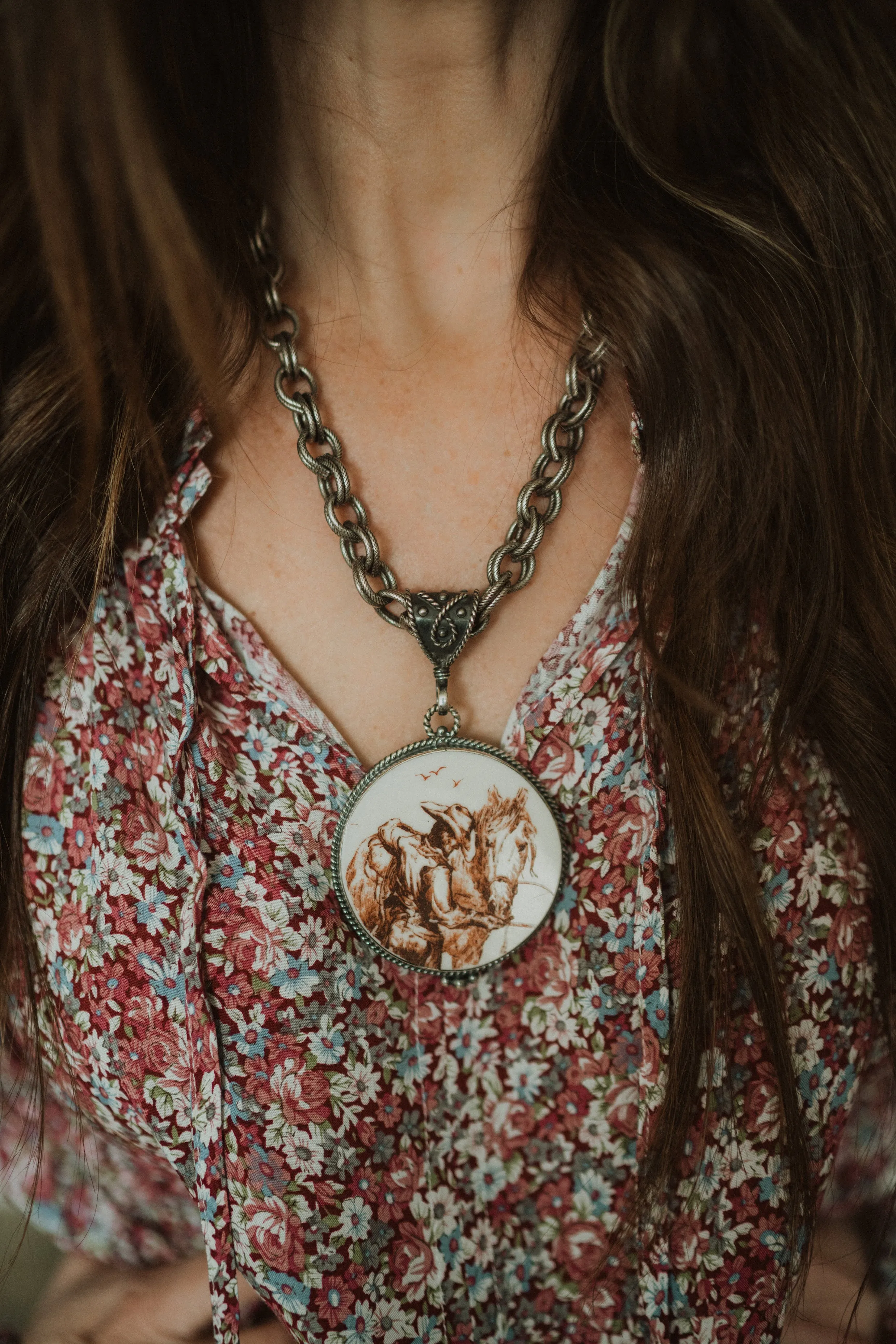 Go Horse Go Necklace sold by Goldie Lew product image thumbnail 3