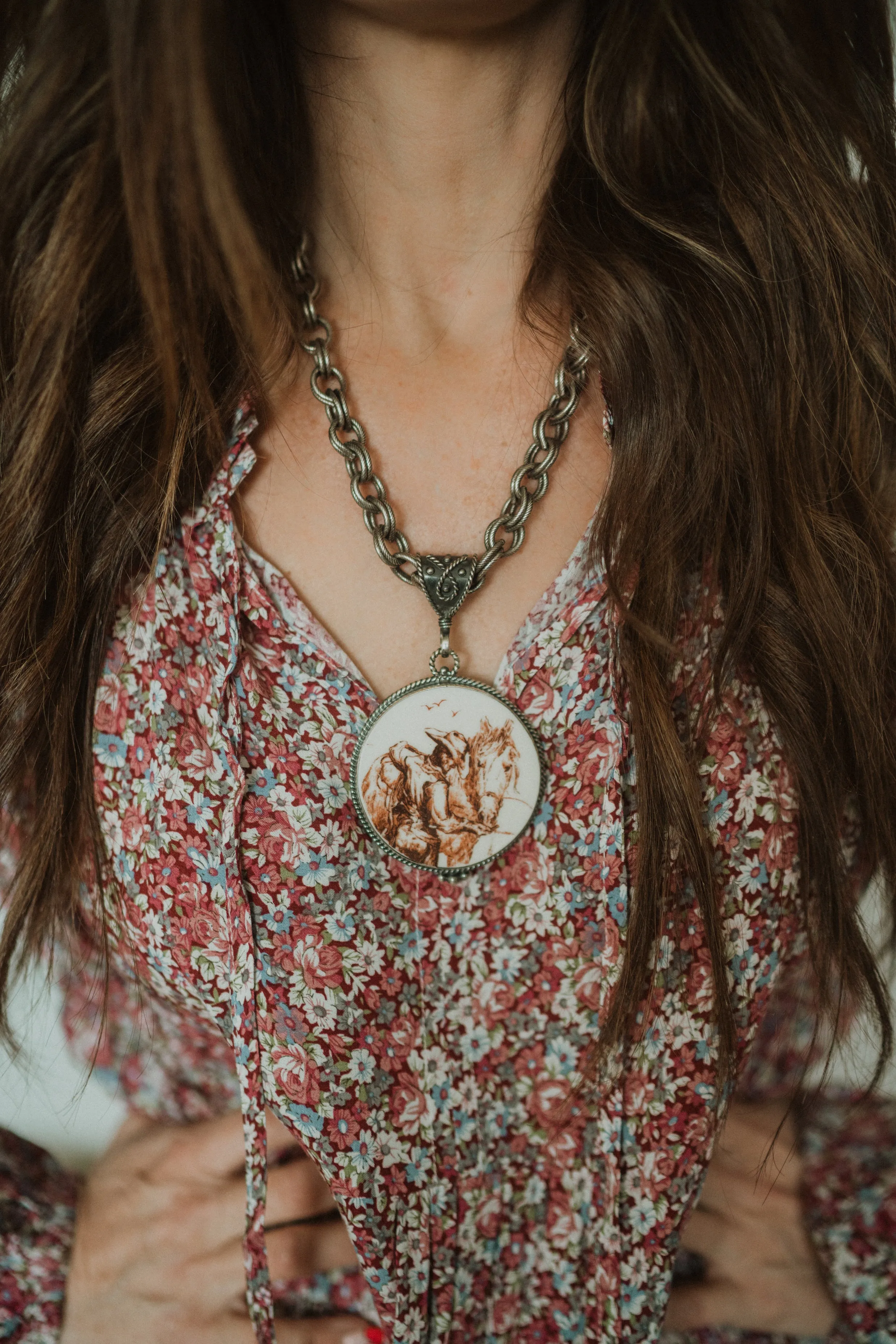 Go Horse Go Necklace sold by Goldie Lew product image thumbnail 2