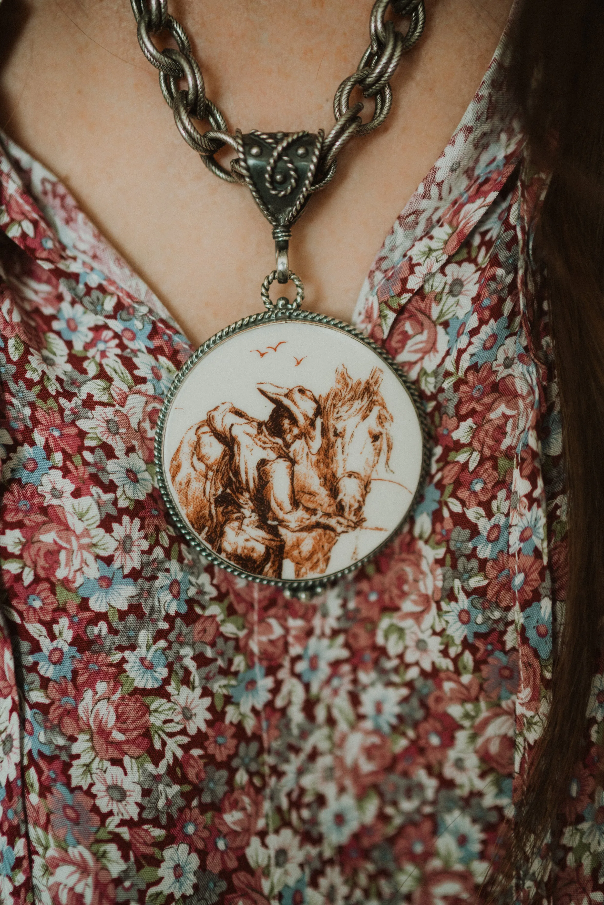 Go Horse Go Necklace sold by Goldie Lew product image thumbnail 5