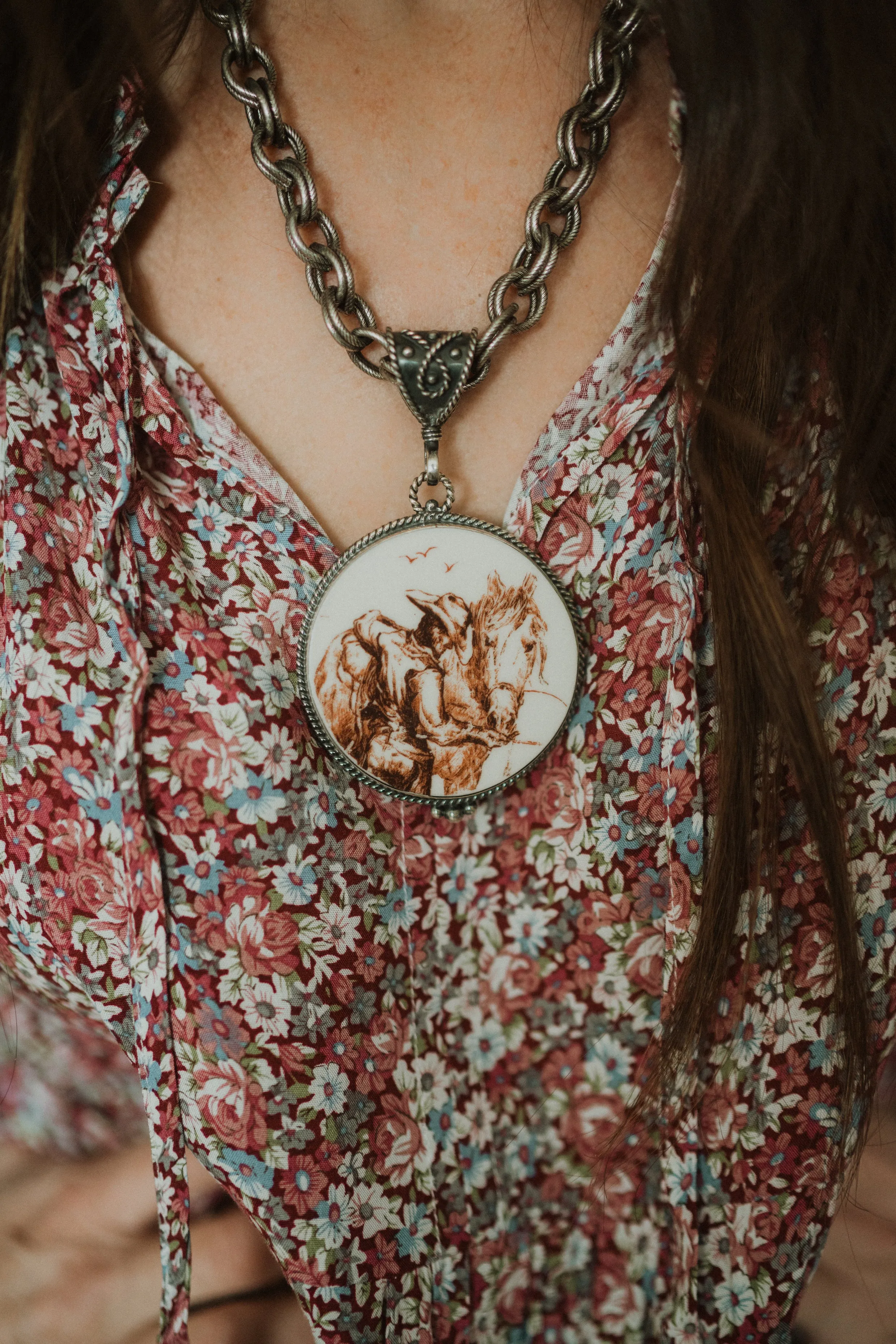 Go Horse Go Necklace sold by Goldie Lew product image thumbnail 4