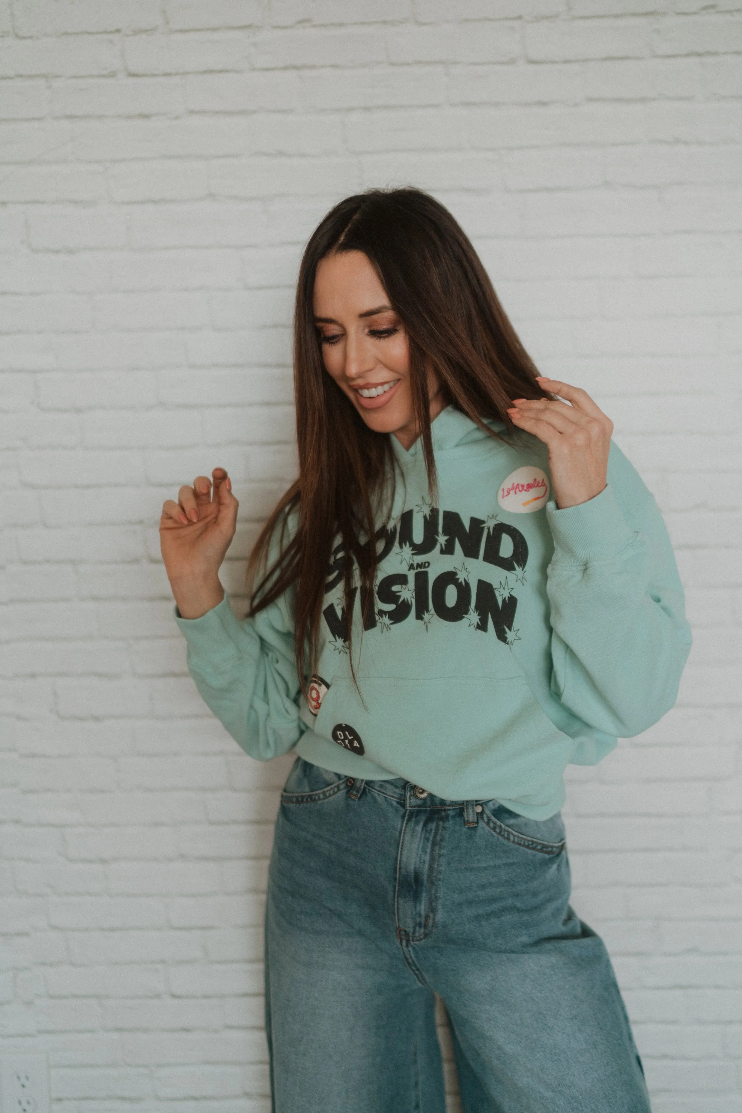 Sound and Vision Hoodie sold by Goldie Lew