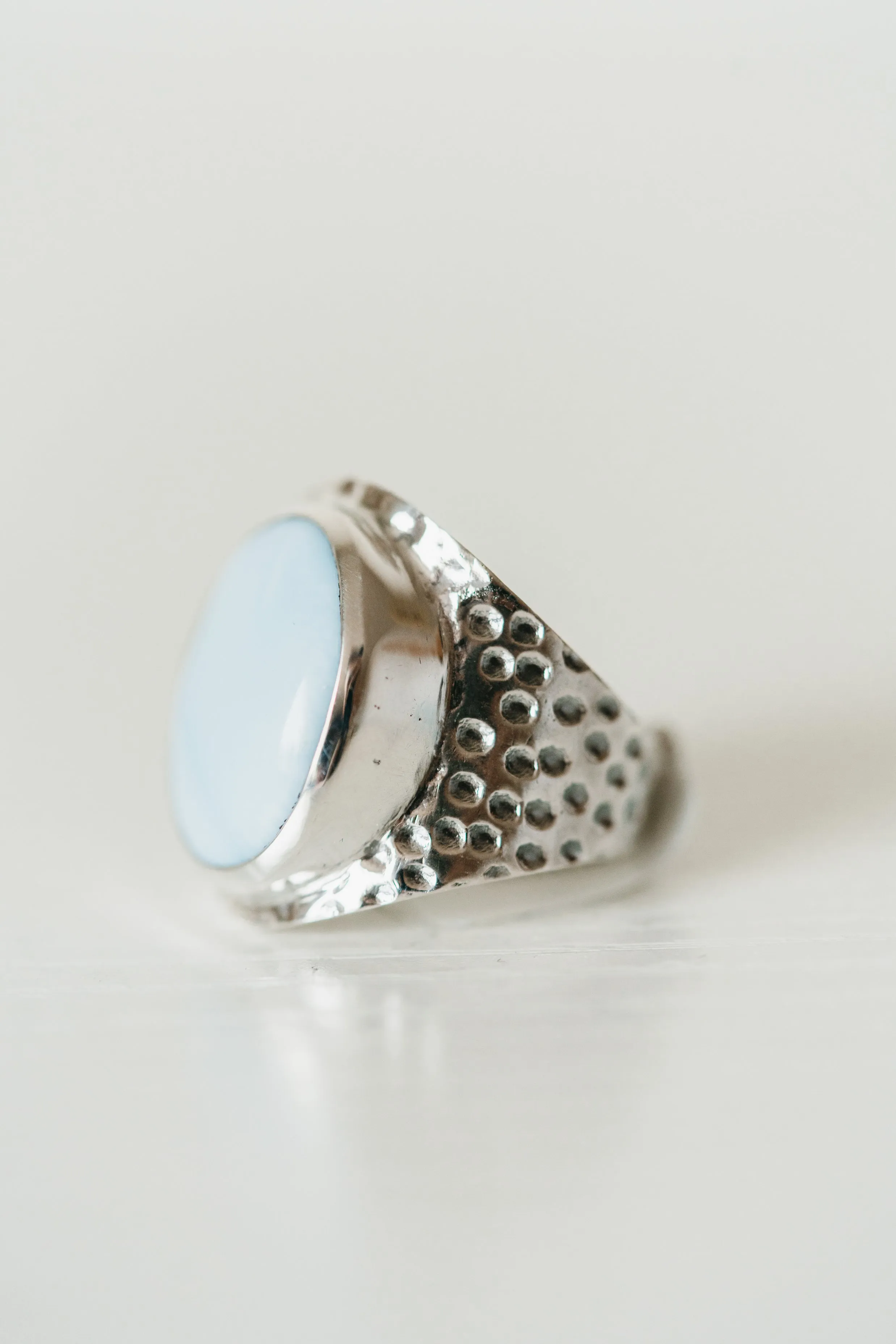 Mahalia Ring | Blue Opal - FINAL SALE sold by Goldie Lew product image thumbnail 4