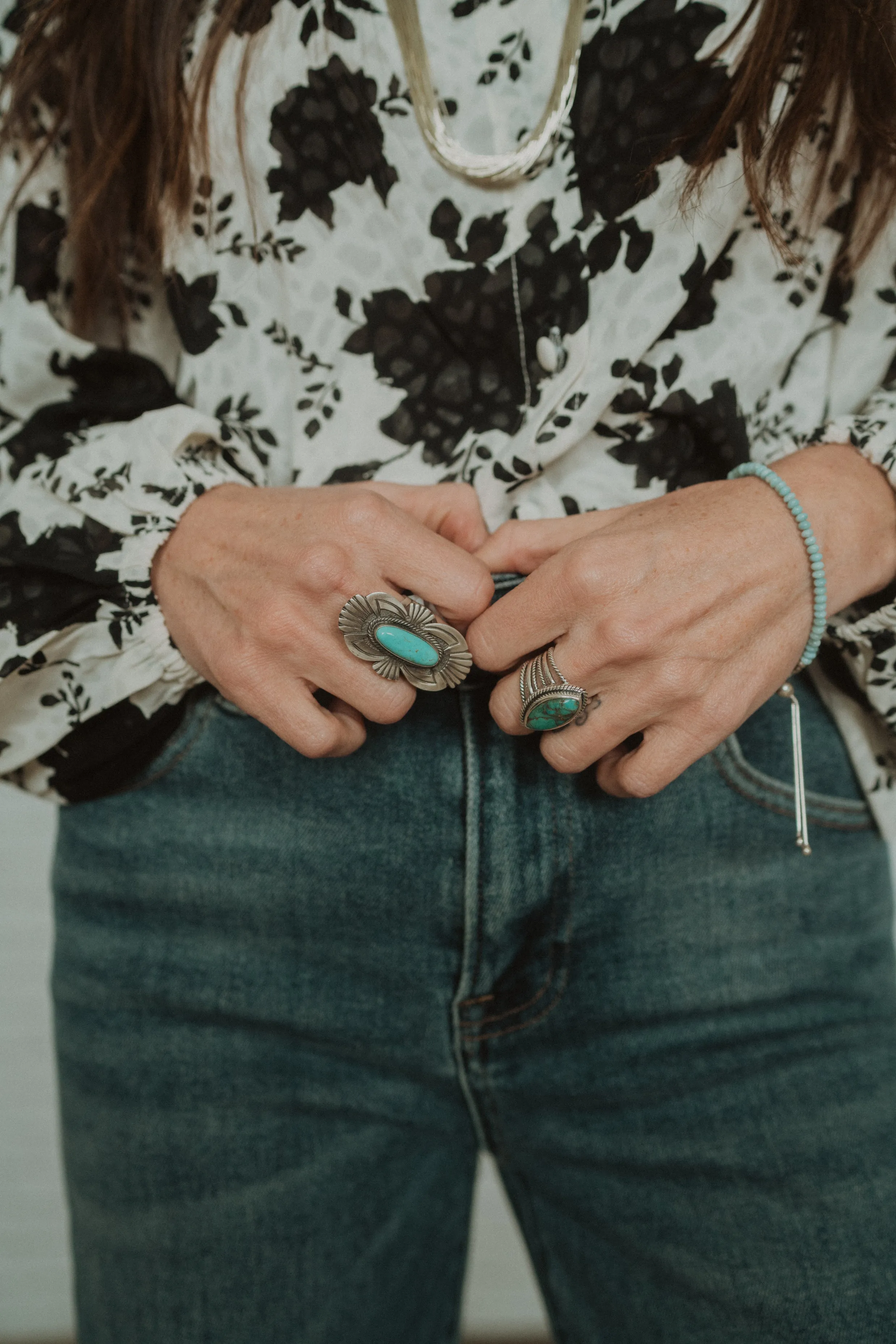 Howard Ring | Turquoise sold by Goldie Lew product image thumbnail 2