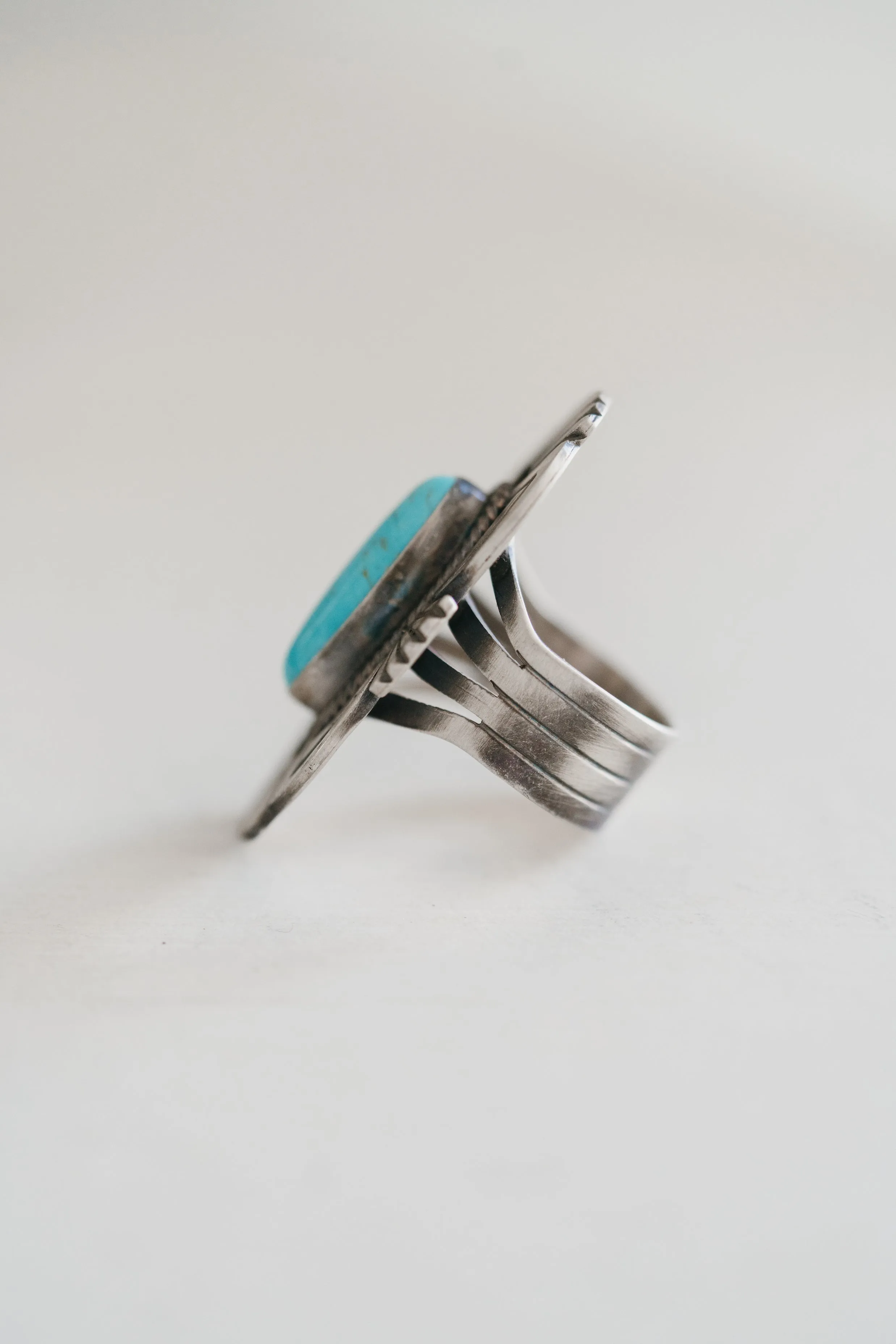 Howard Ring | Turquoise sold by Goldie Lew product image thumbnail 3