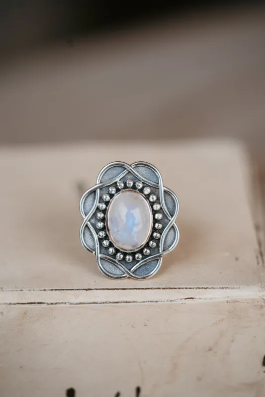 Mara Ring | Moonstone sold by Goldie Lew