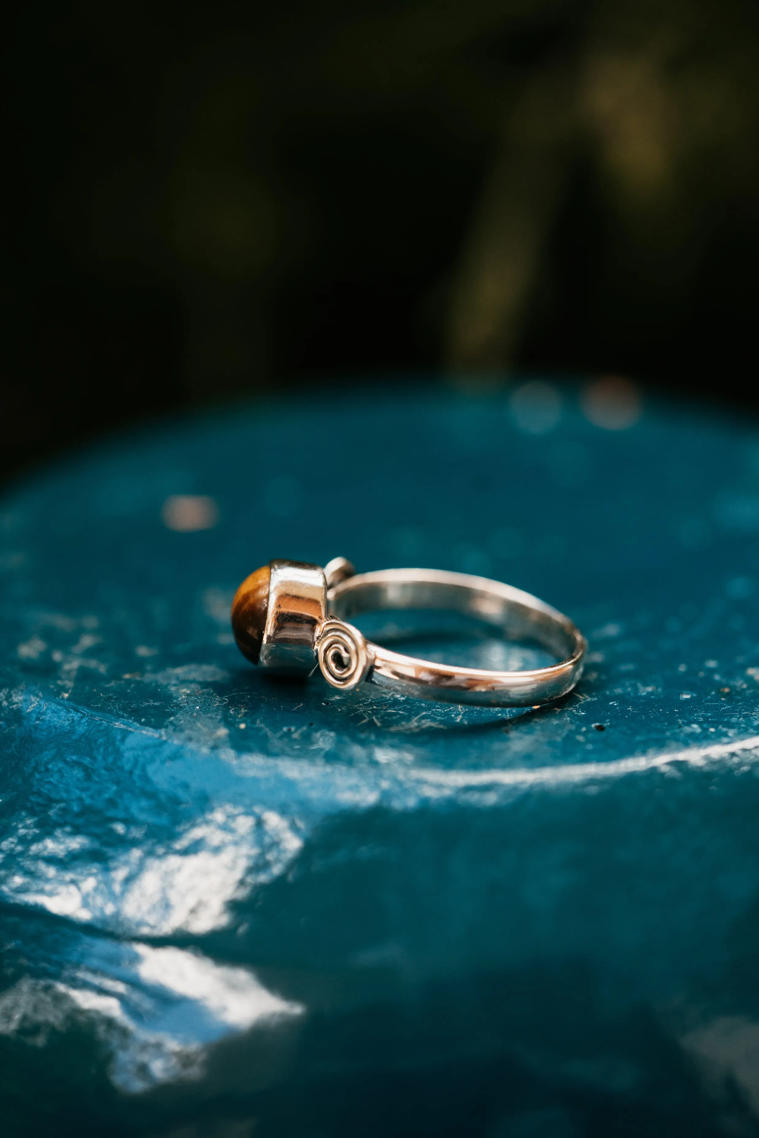 Lennox Ring | Tiger's Eye sold by Goldie Lew product image thumbnail 3