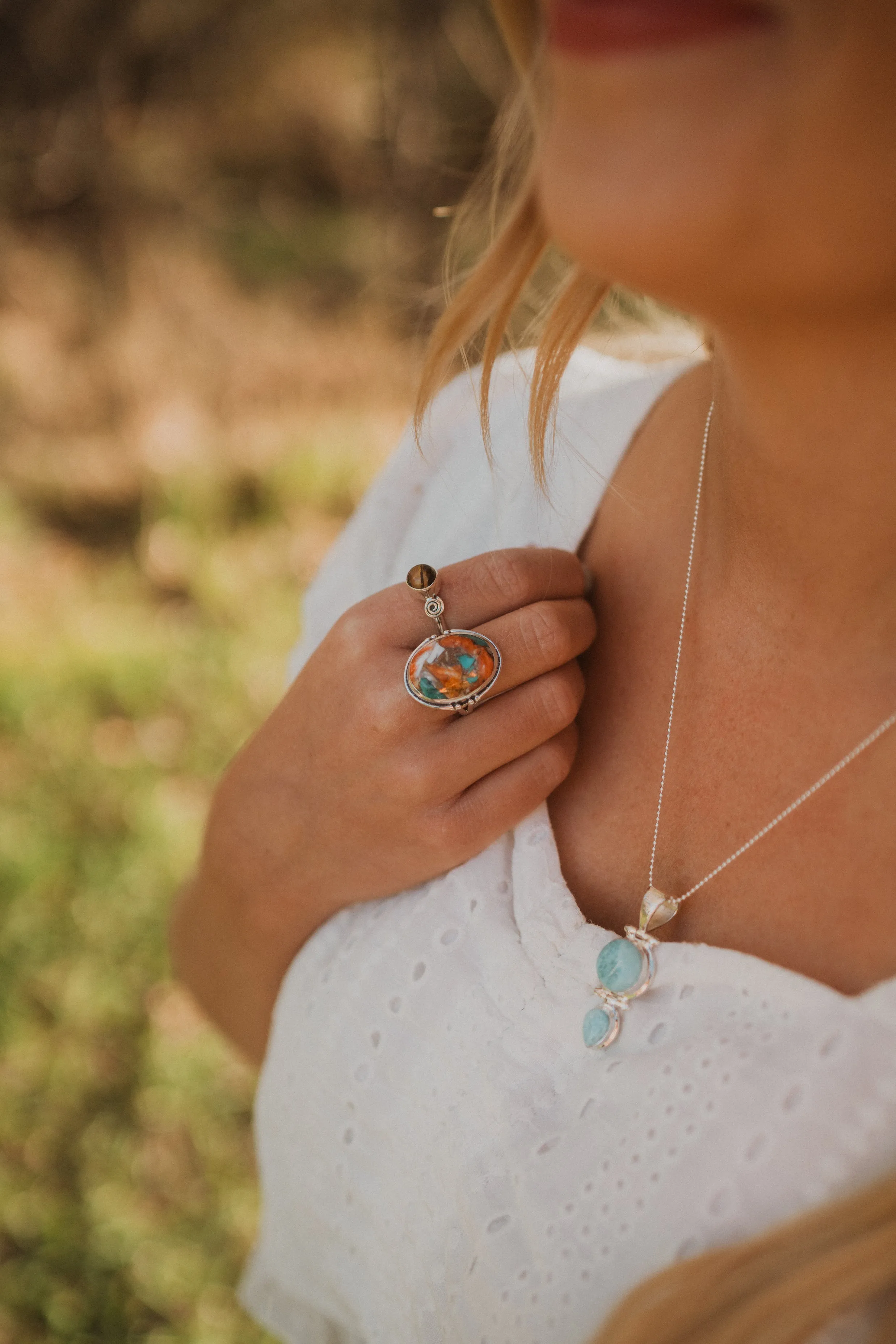 Lennox Ring | Tiger's Eye sold by Goldie Lew product image thumbnail 4
