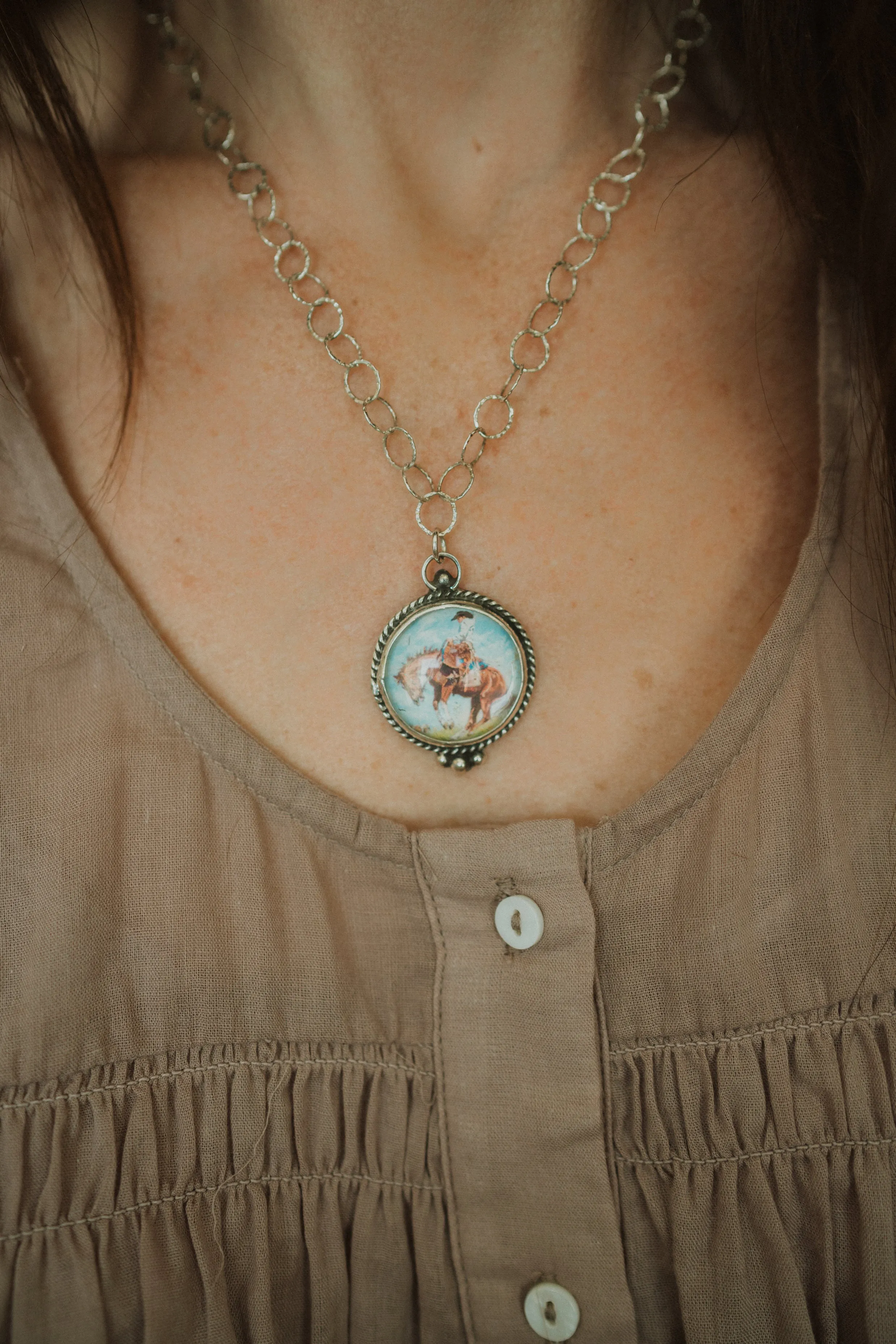 Big Red Necklace sold by Goldie Lew product image thumbnail 3