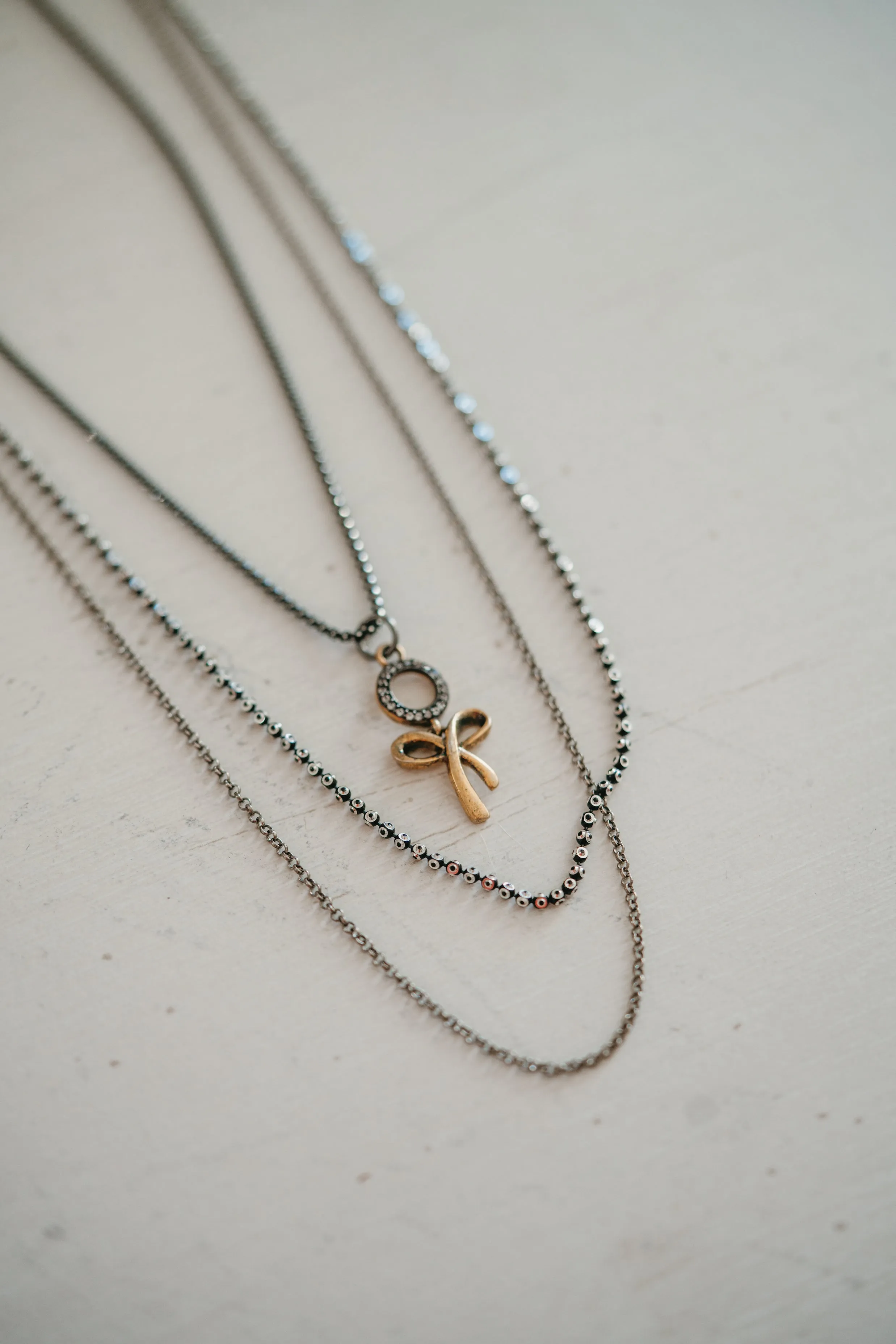 Silver Necklace Set #2 sold by Goldie Lew product image thumbnail 3