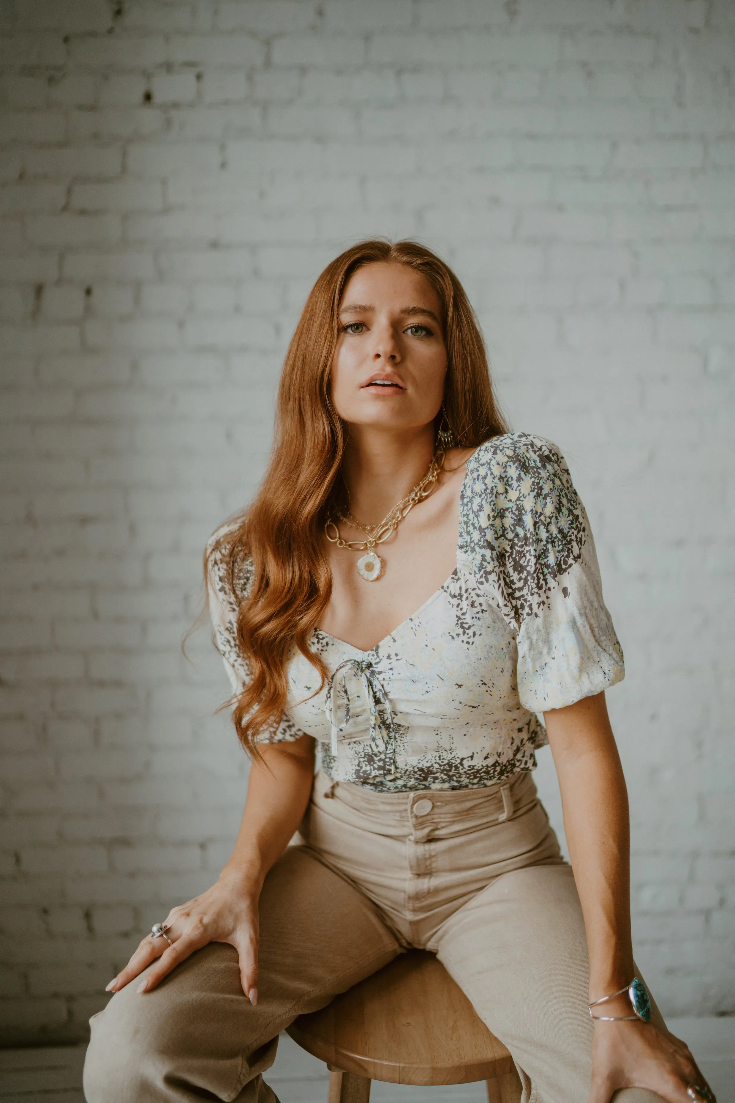 Daisy Necklace Set sold by Goldie Lew product image thumbnail 5