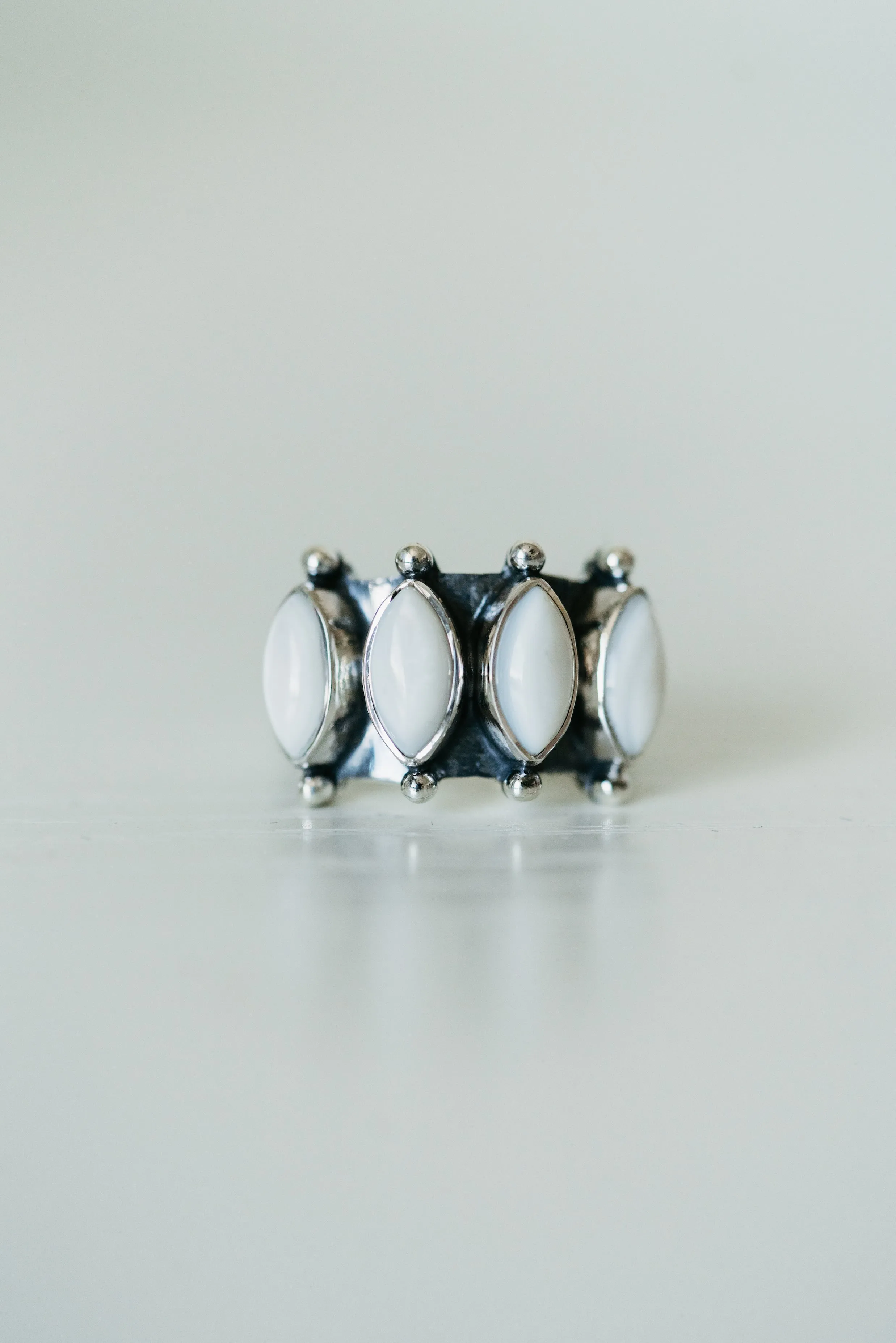 Breanne Ring | White Opal sold by Goldie Lew