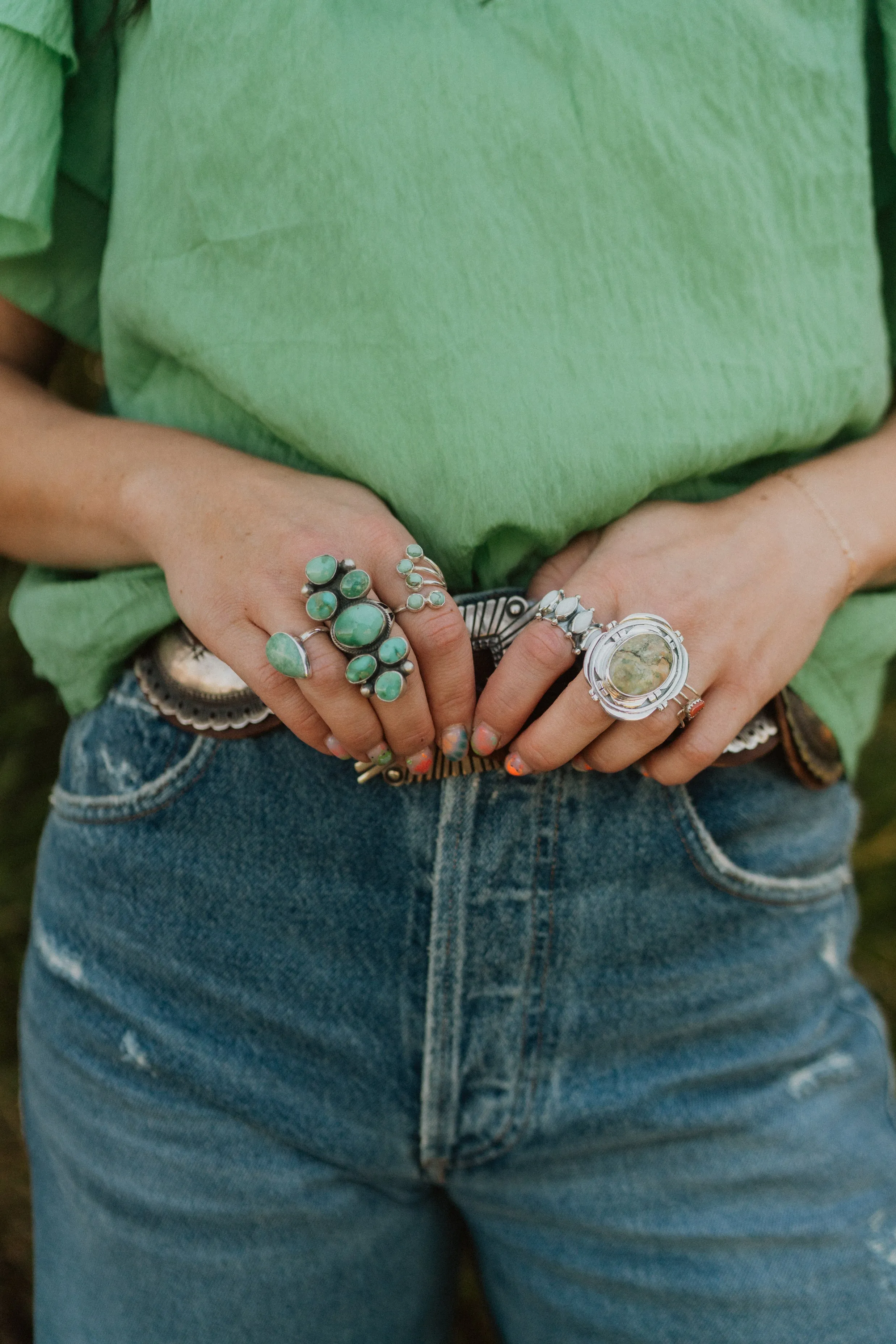 Breanne Ring | White Opal sold by Goldie Lew product image thumbnail 3