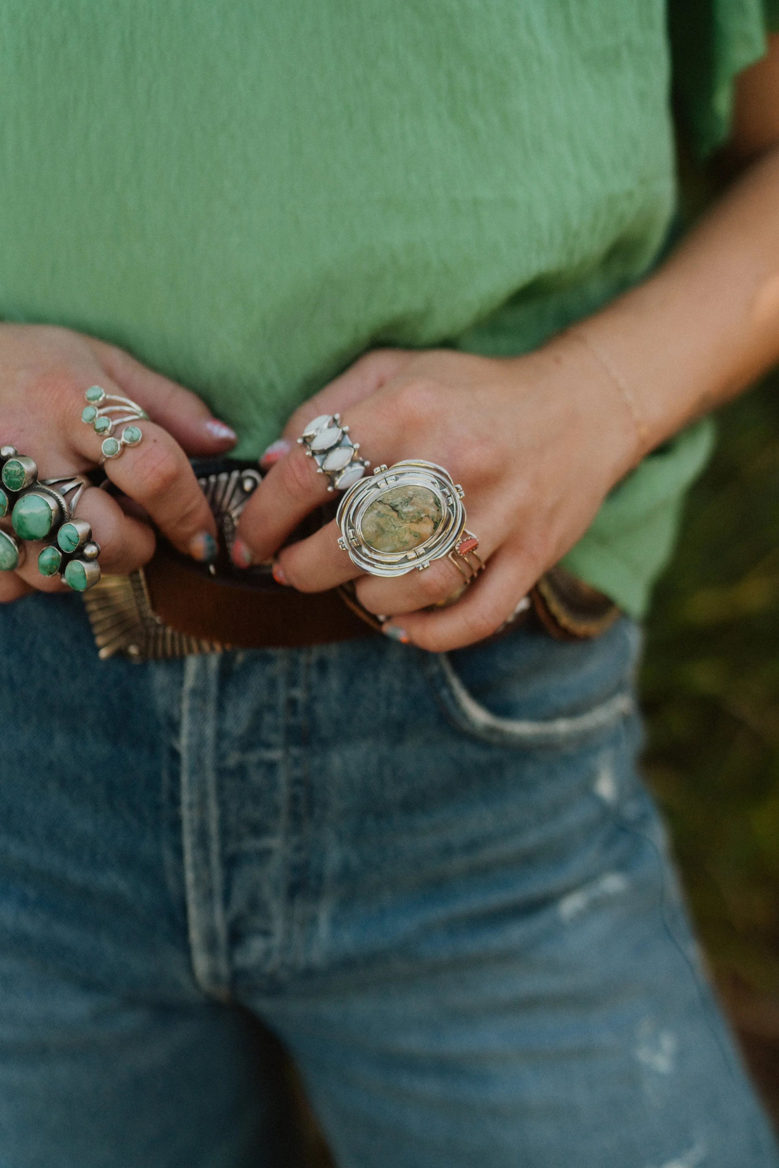 Breanne Ring | White Opal sold by Goldie Lew product image thumbnail 5