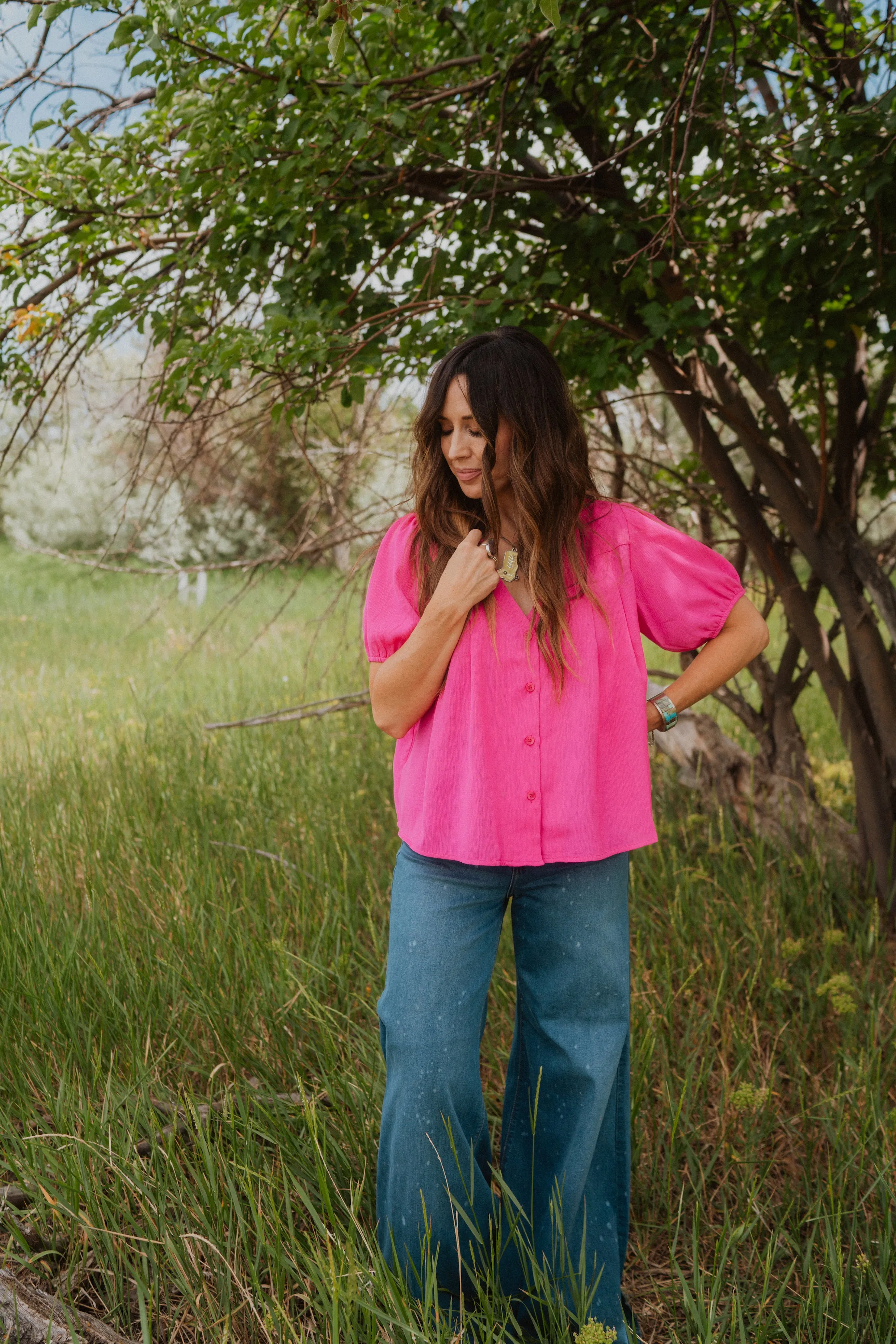 Pink Berry Top sold by Goldie Lew product image thumbnail 5