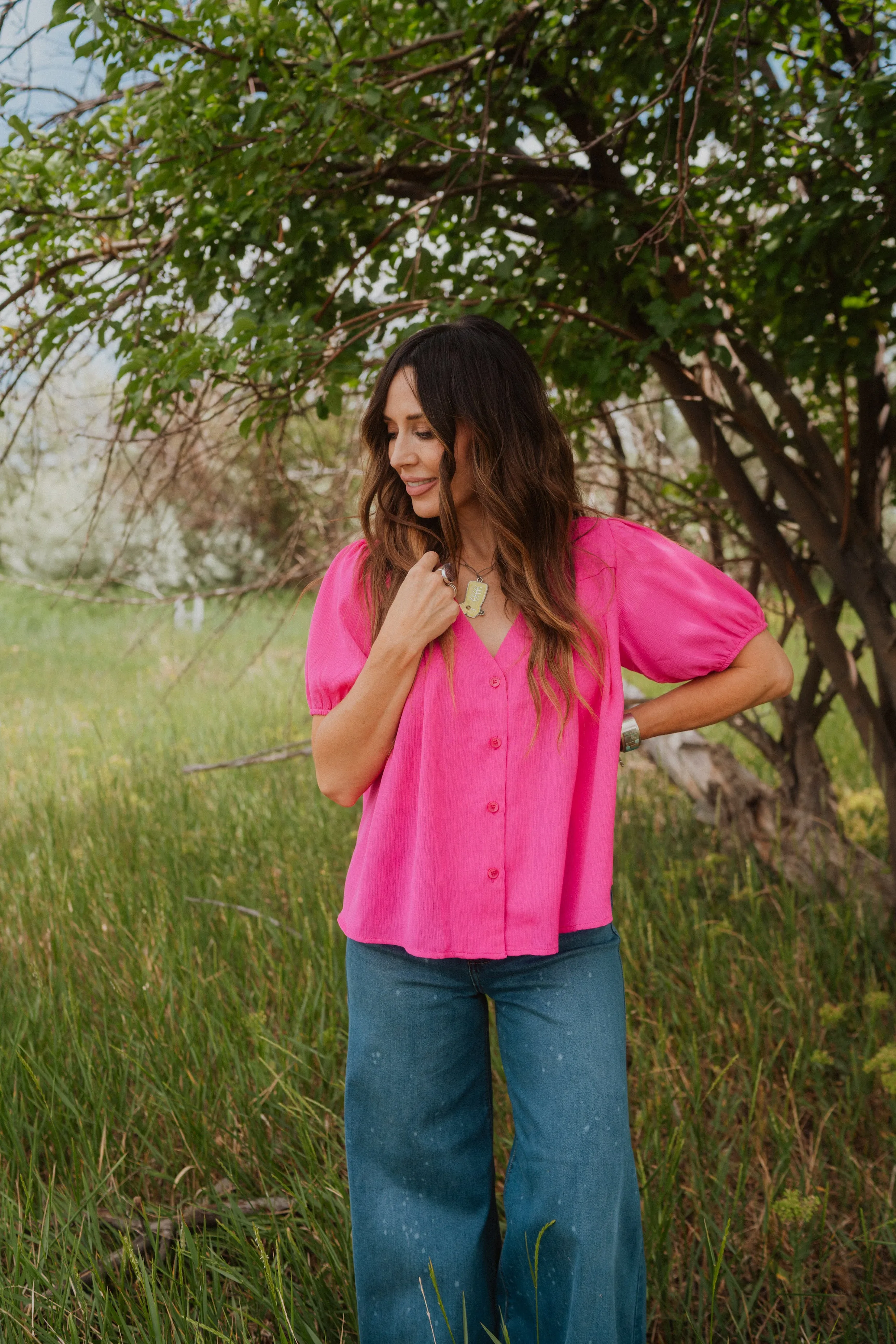 Pink Berry Top sold by Goldie Lew product image thumbnail 4