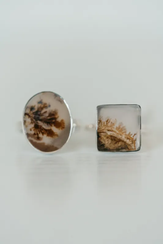 Kimber Ring | #9 | Scenic Agate sold by Goldie Lew