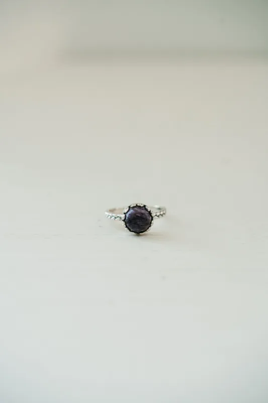 Freya Ring | Purple sold by Goldie Lew