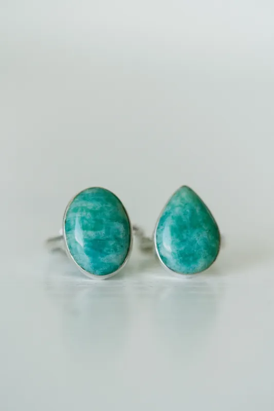 Fletcher Ring | Amazonite sold by Goldie Lew