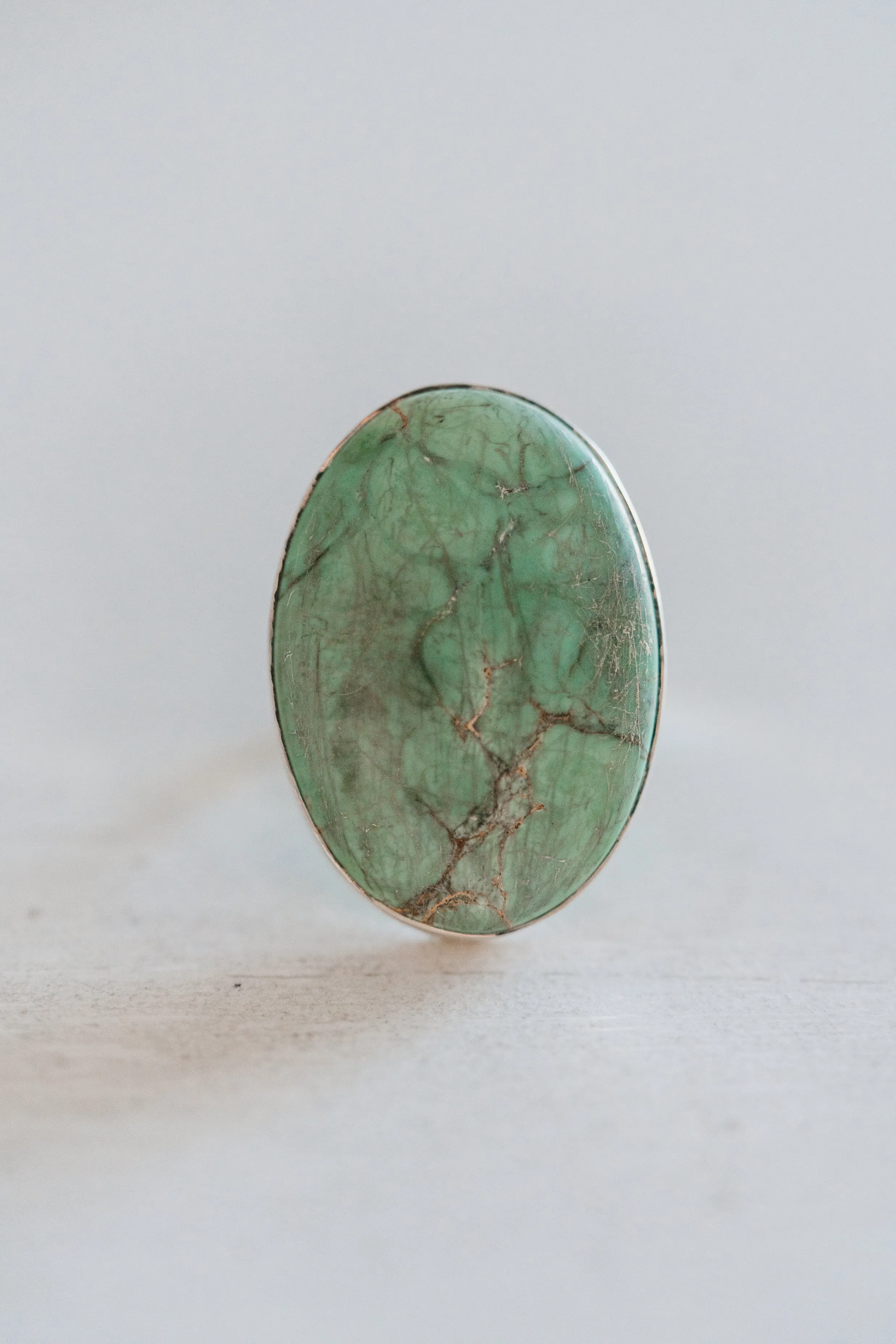 Gravity Ring | Green Variscite sold by Goldie Lew product image thumbnail 5