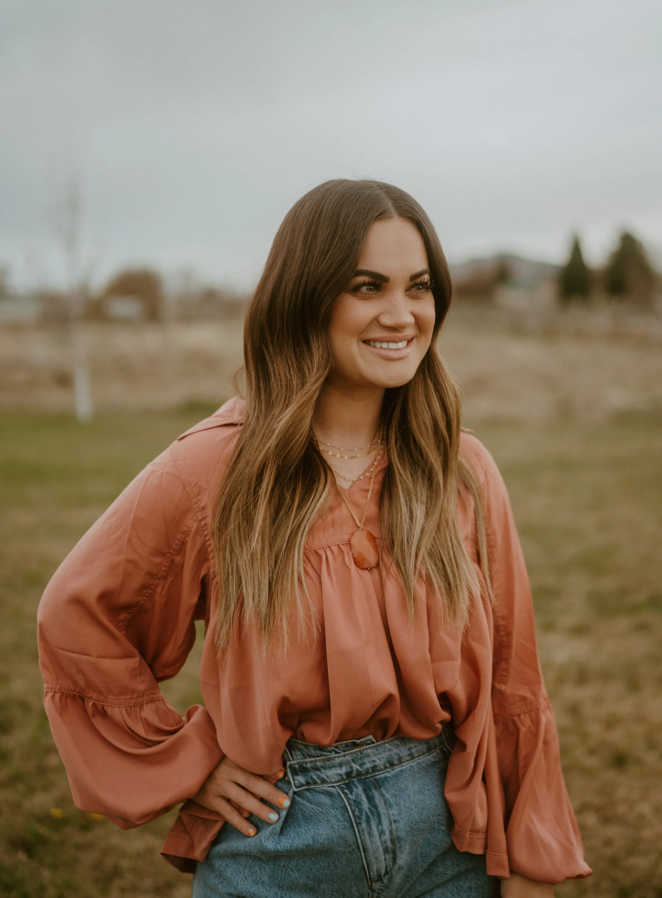 Quincey Top | Ginger Spice - FINAL SALE sold by Goldie Lew product image thumbnail 4