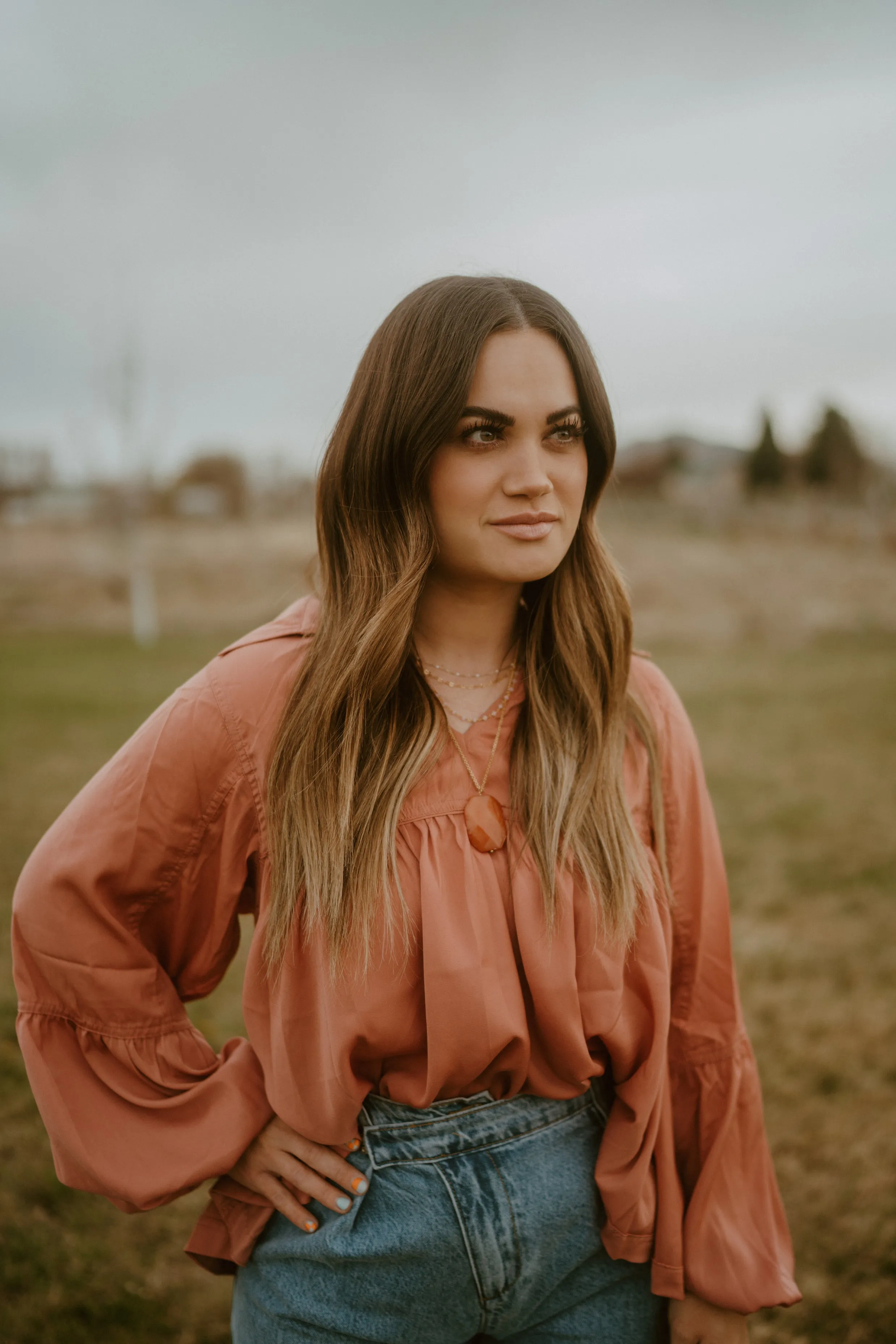 Quincey Top | Ginger Spice - FINAL SALE sold by Goldie Lew