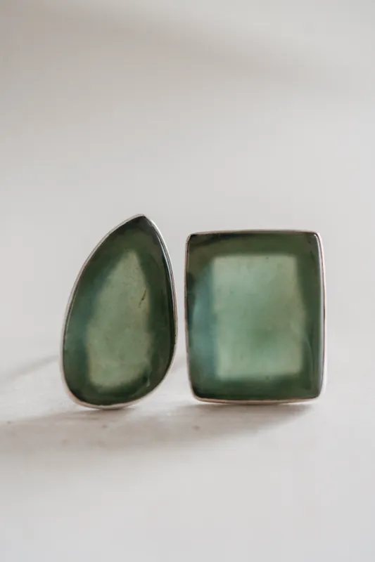Edel Ring | Green Zade Jasper made by Goldie Lew