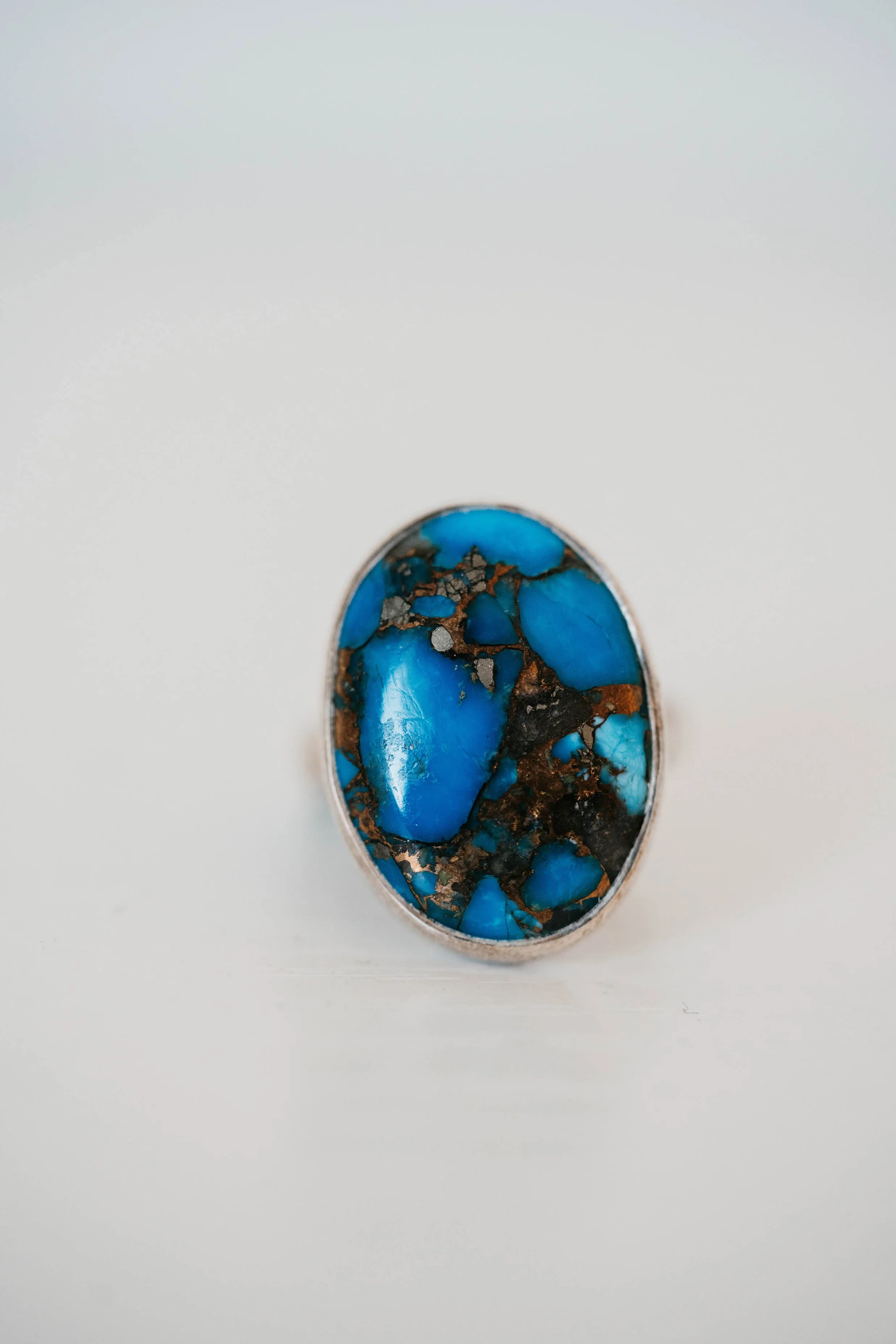 Heidi Ring | Blue Copper Turquoise - FINAL SALE sold by Goldie Lew