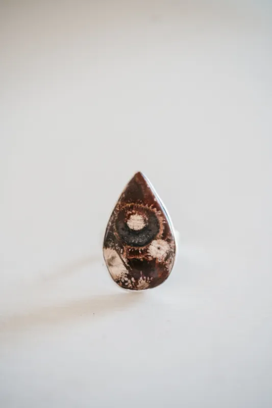 Gayla Ring | Sunflower Agate - FINAL SALE sold by Goldie Lew