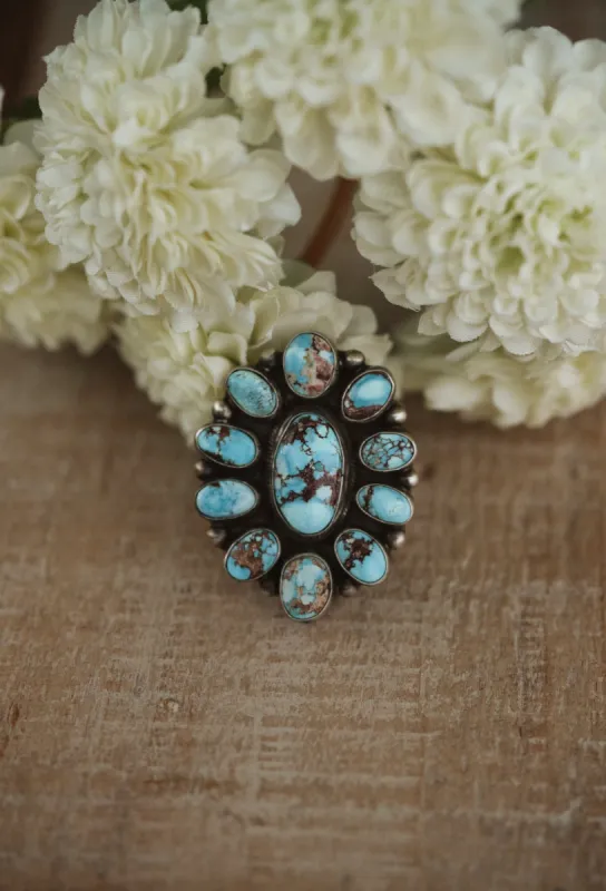 Rheny Ring | Light Blue Turquoise sold by Goldie Lew