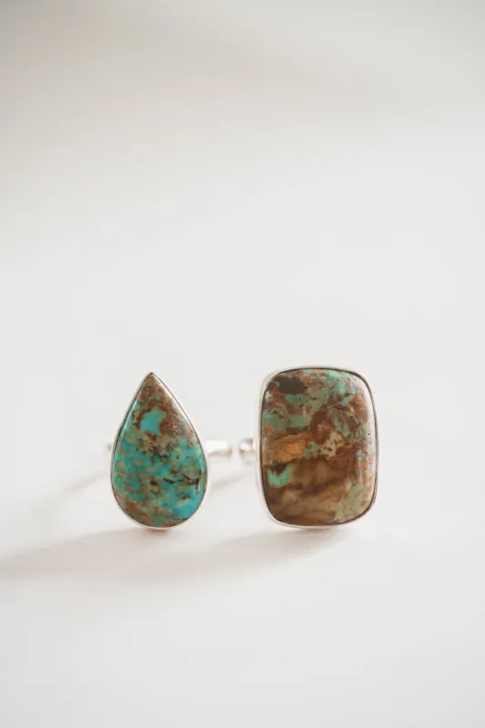 Harlem Ring | Boulder Turquoise made by Goldie Lew