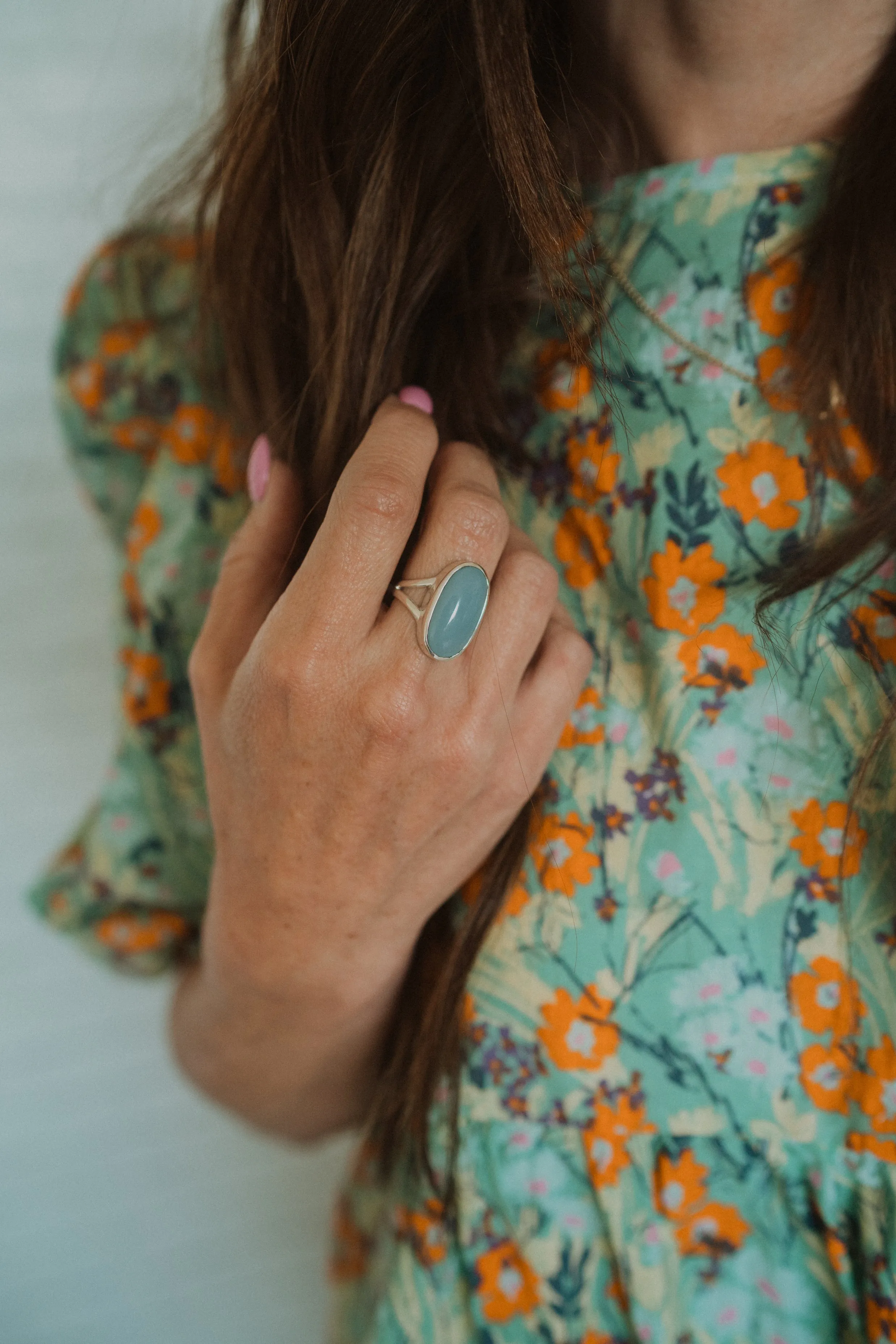 Paula Ring | Blue Opal - FINAL SALE sold by Goldie Lew product image thumbnail 2