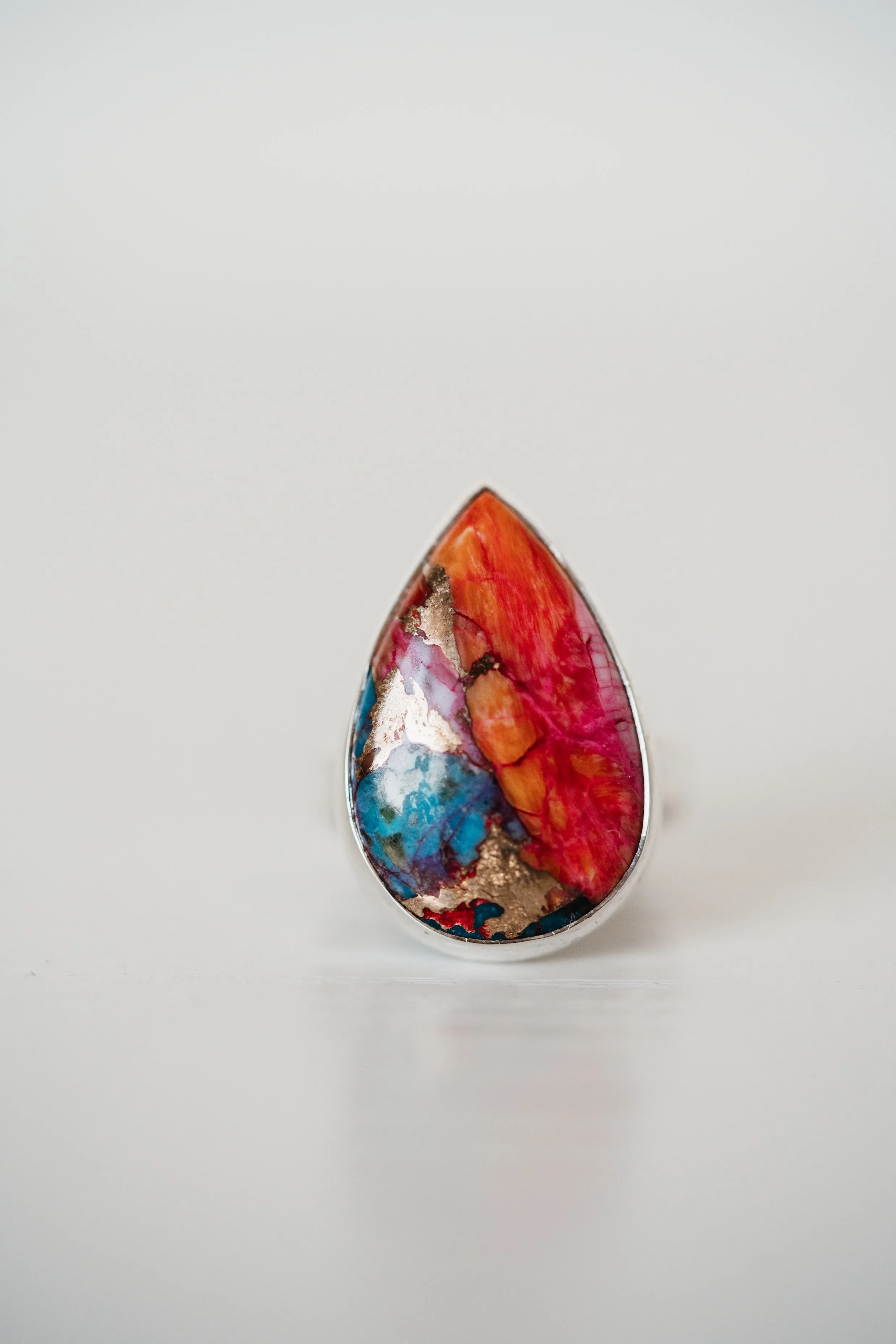 Gabi Ring | Pink Turquoise sold by Goldie Lew