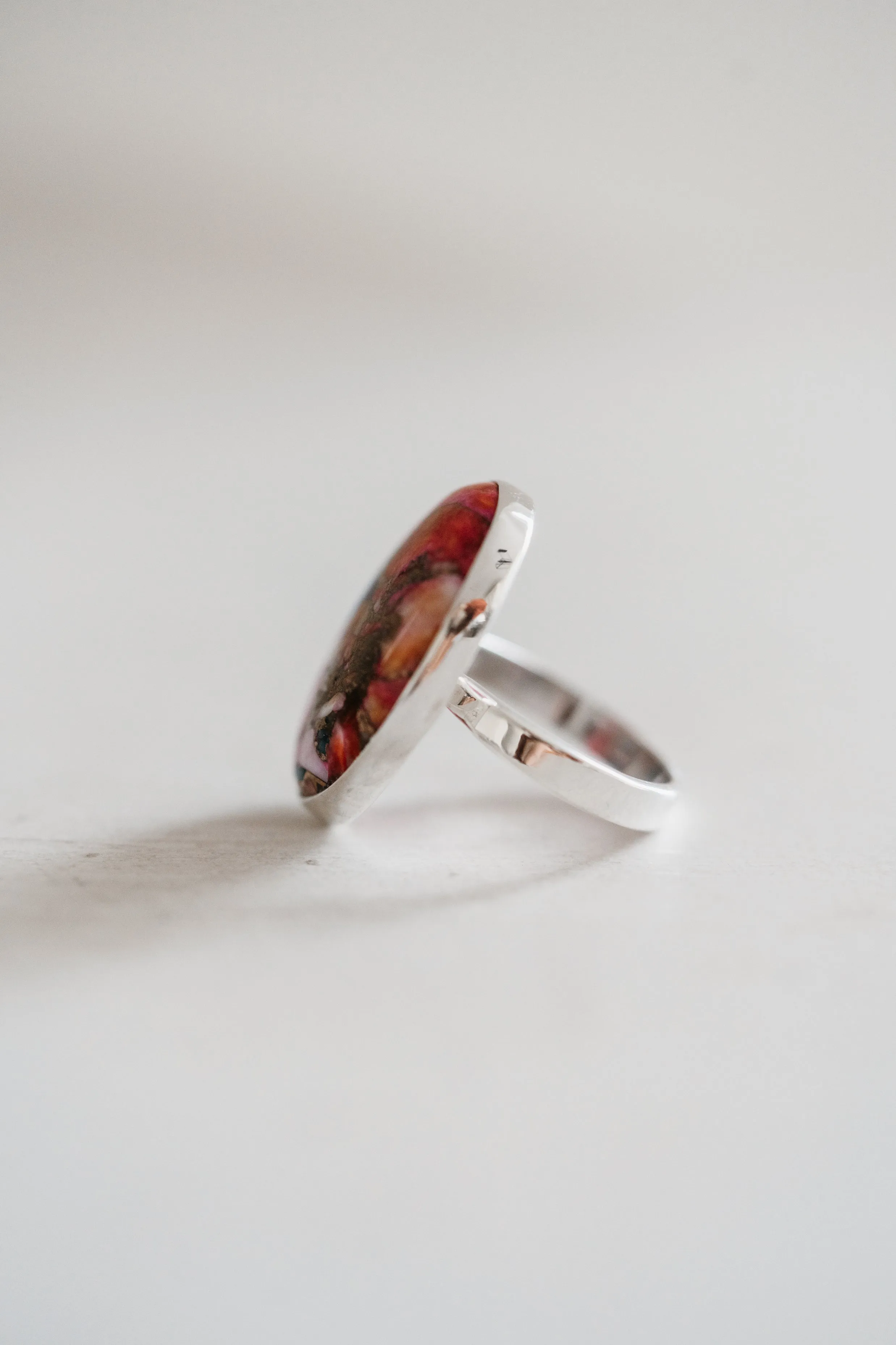 Gabi Ring | Pink Turquoise sold by Goldie Lew product image thumbnail 3