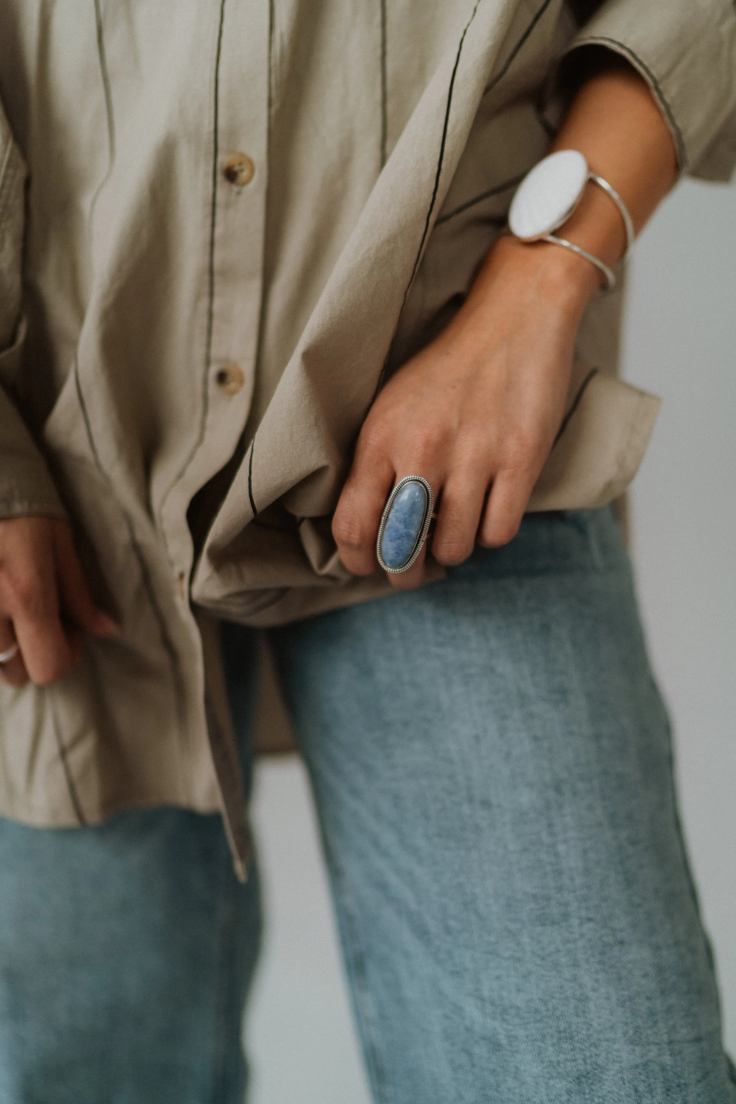 Hopkins Ring | Sodalite sold by Goldie Lew product image thumbnail 2