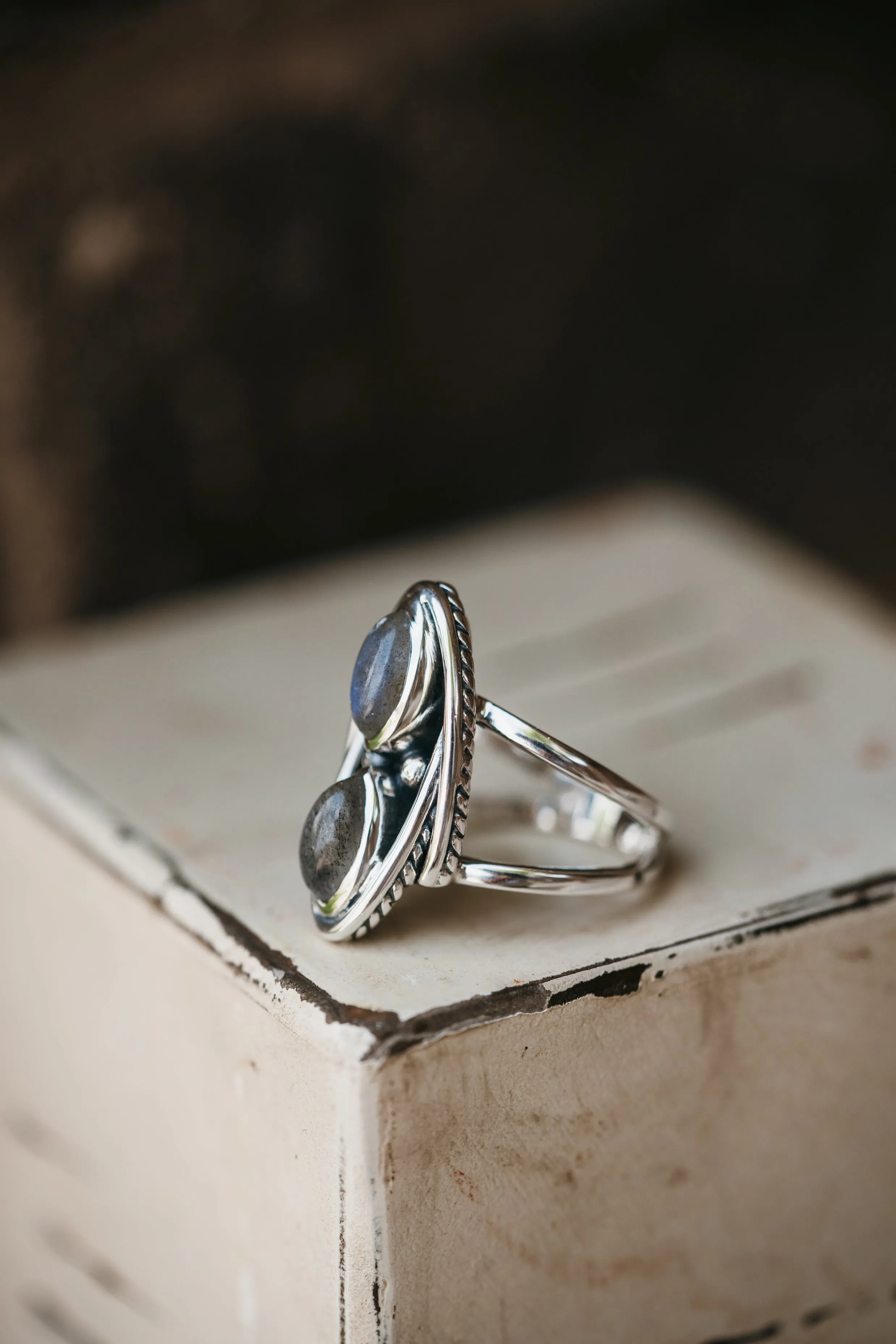 Juney Ring | Labradorite sold by Goldie Lew product image thumbnail 3