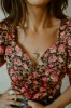 Larsa Flower Necklace sold by Goldie Lew
