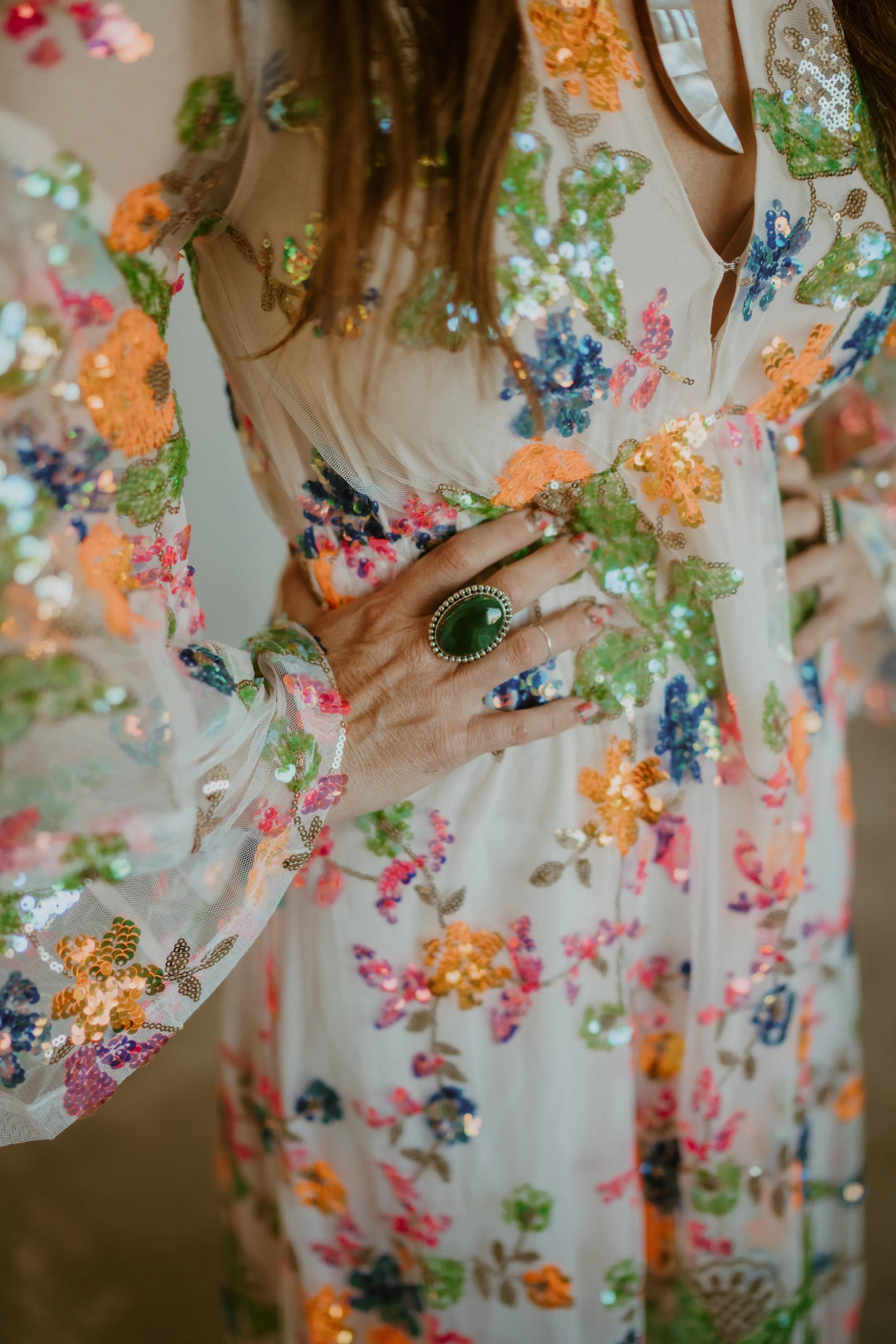 Betsy Ring | Malachite - FINAL SALE sold by Goldie Lew product image thumbnail 3