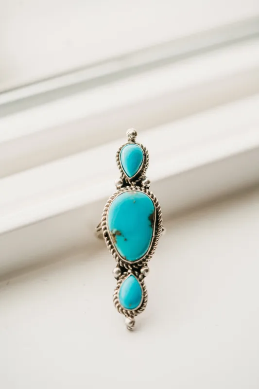 Octavia Ring | Turquoise sold by Goldie Lew