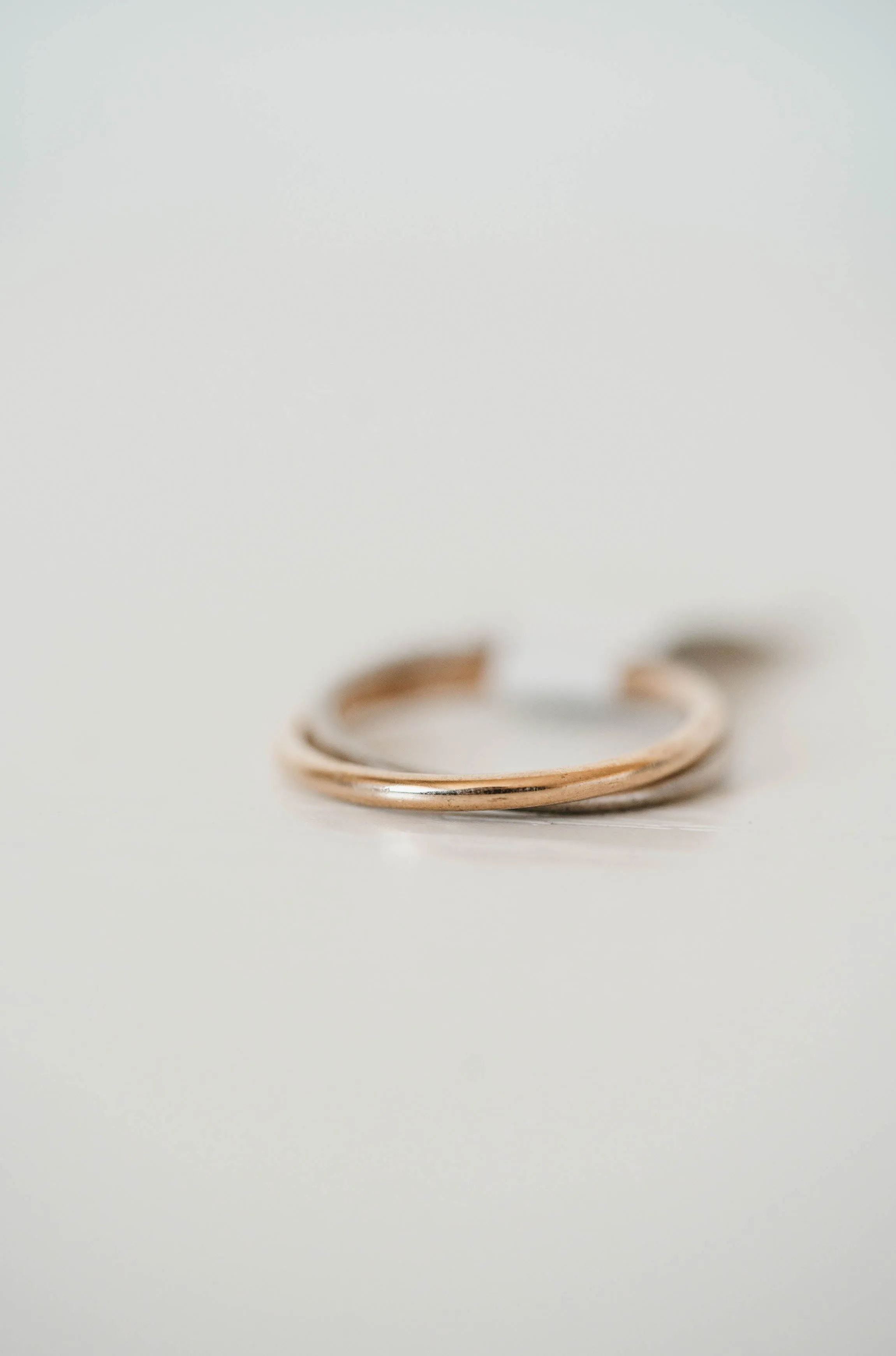 Double Band Silver and Gold Ring sold by Goldie Lew