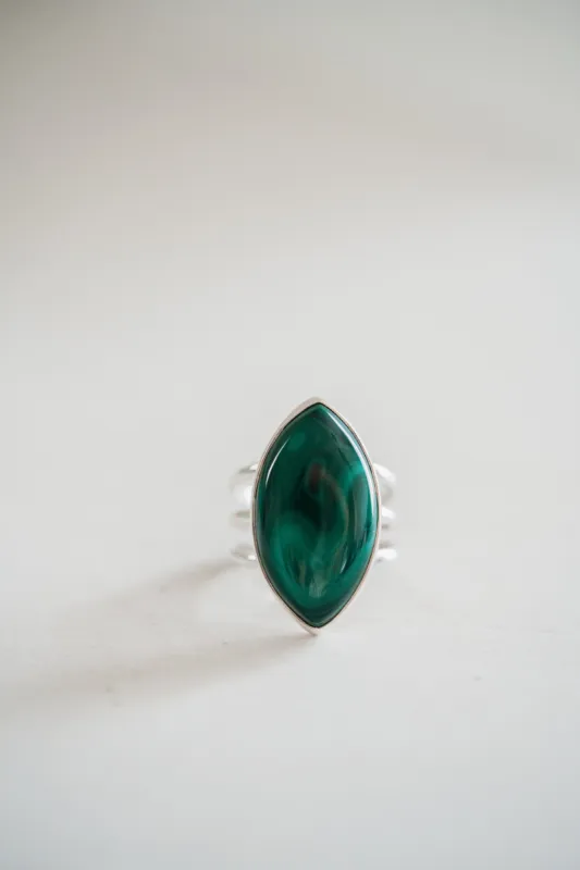 Florence Ring | Malachite sold by Goldie Lew