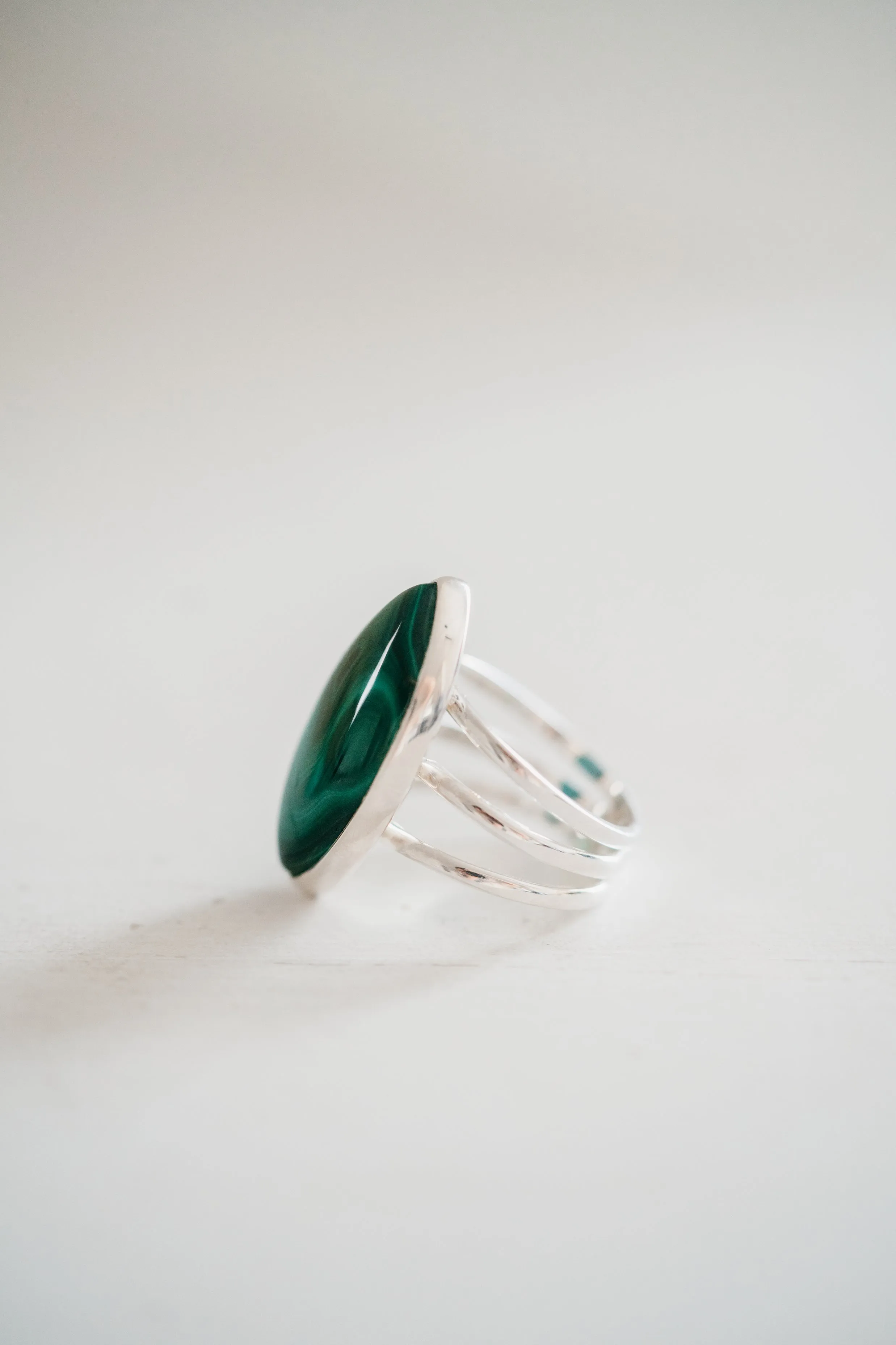 Florence Ring | Malachite sold by Goldie Lew product image thumbnail 2