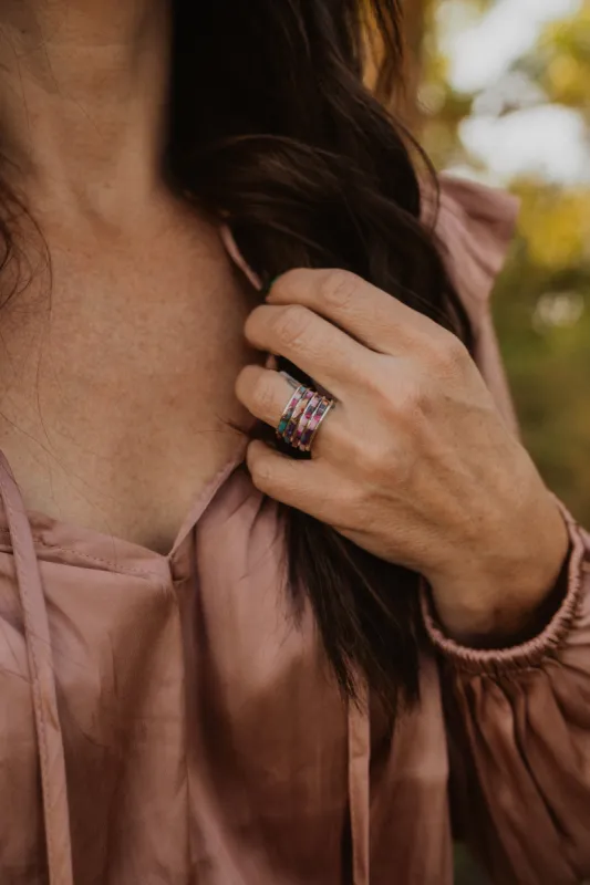 Alano Ring | Pink Spiny Turquoise sold by Goldie Lew