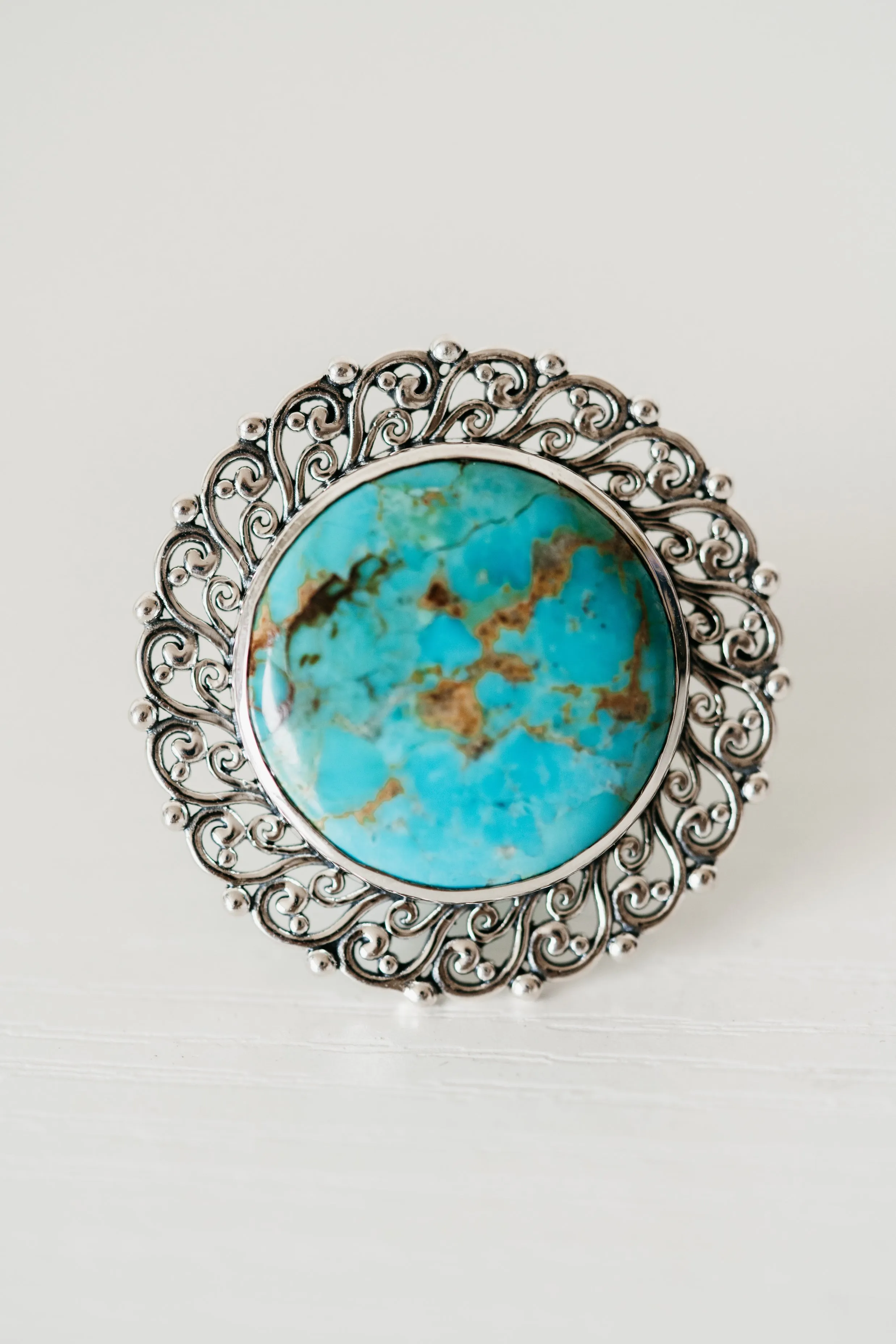 Fancy Ring | Turquoise sold by Goldie Lew product image thumbnail 2