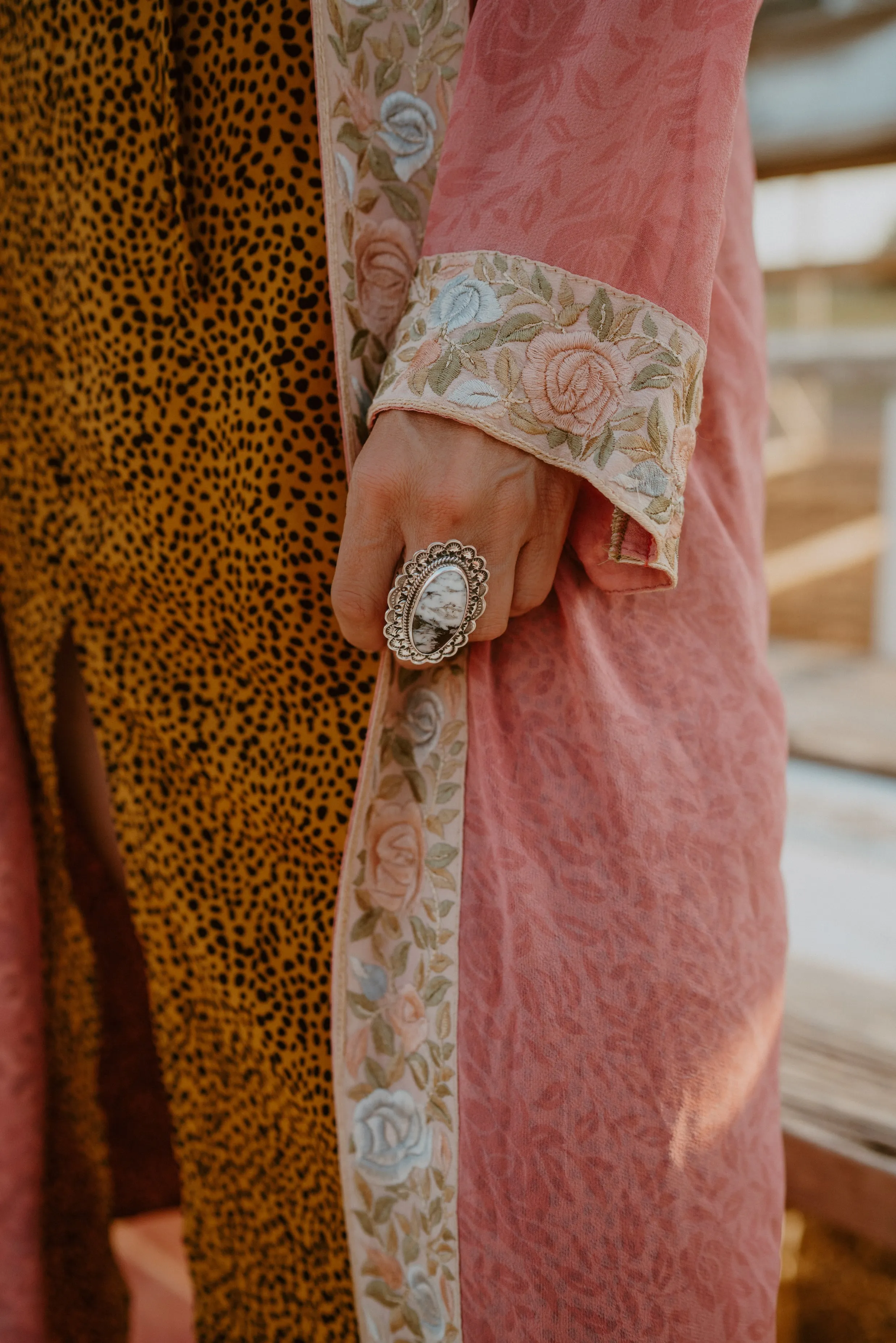 Stella Ring | #1 | White Buffalo sold by Goldie Lew product image thumbnail 4