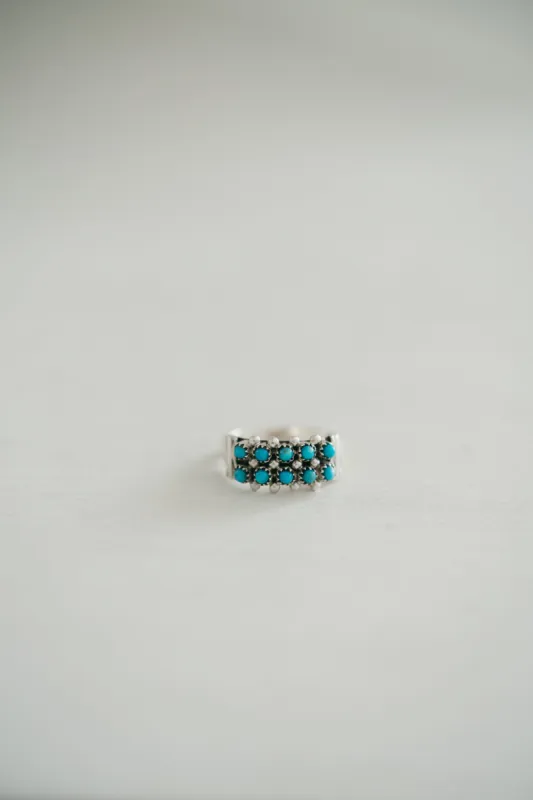 Lyle Ring | XS | Turquoise sold by Goldie Lew
