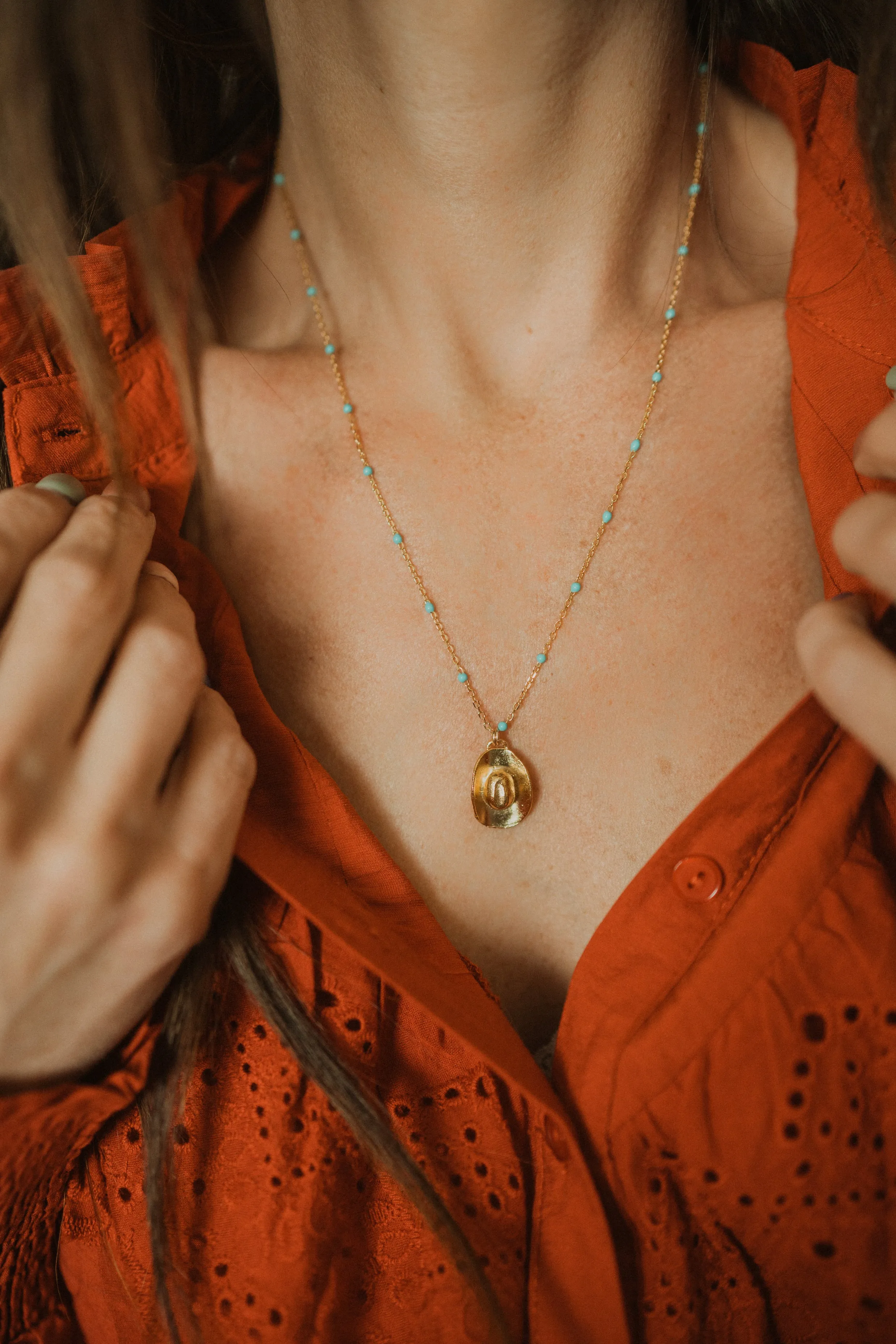 Golden Cowboy Necklace sold by Goldie Lew product image thumbnail 3