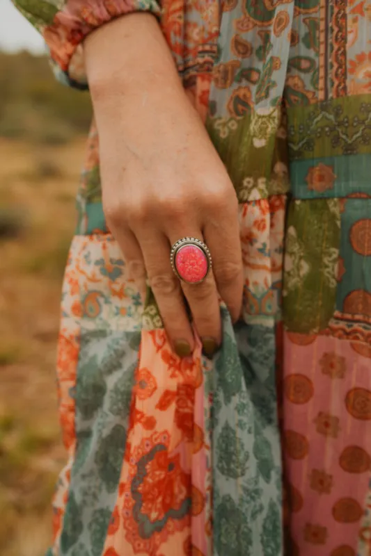 Goldie Ring | Pink Opal sold by Goldie Lew